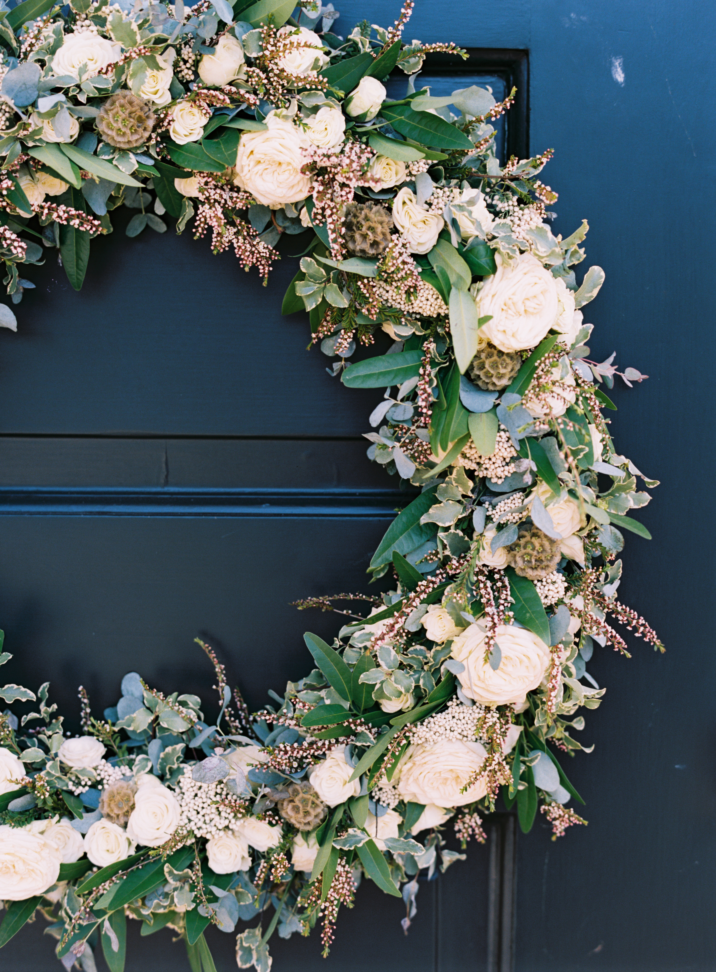 Floral Wreath for Church Doors // Nashville Wedding Flowers