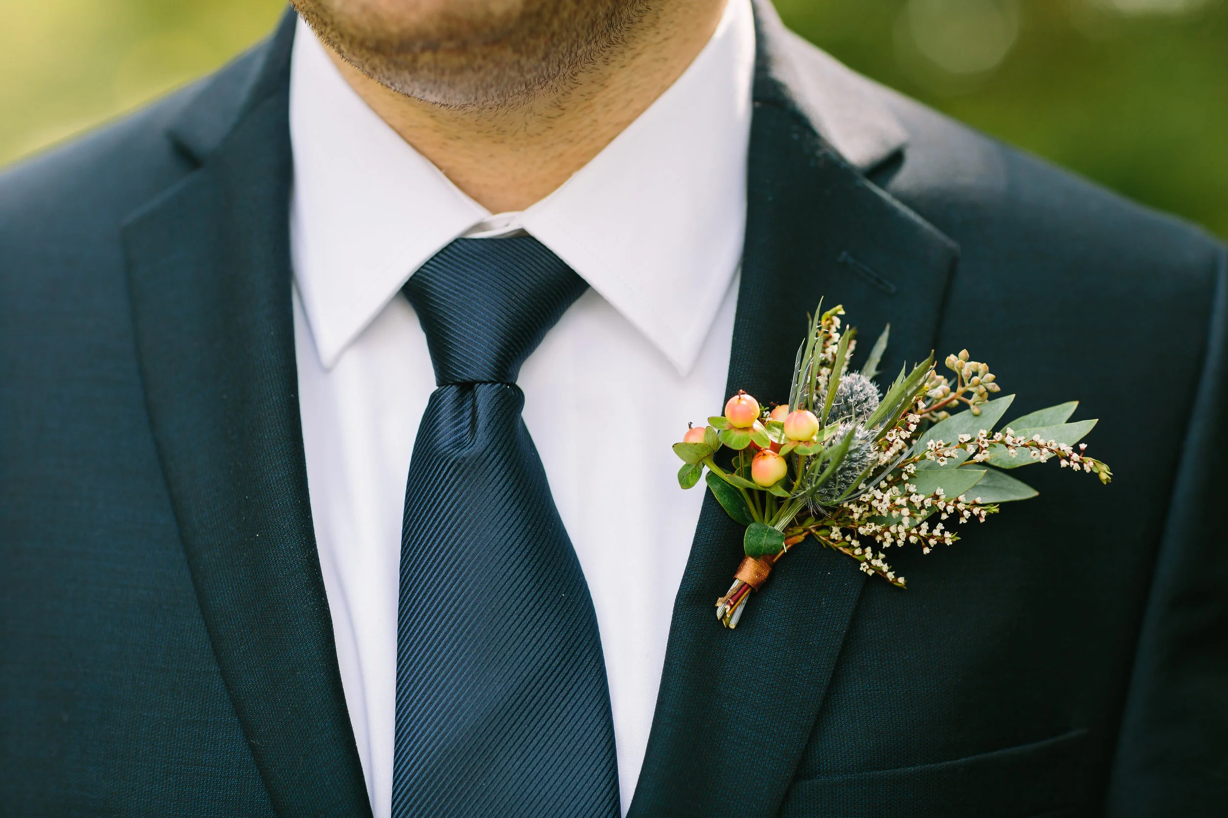 Groom's Boutonniere // Nashville Wedding Florist