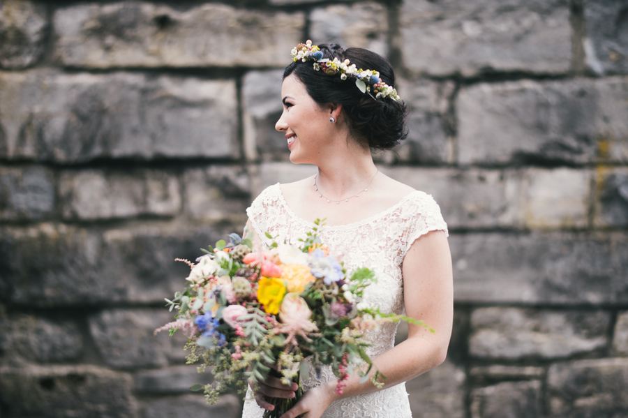 Wildflower bouquet for country wedding // Nashville Wedding Florist