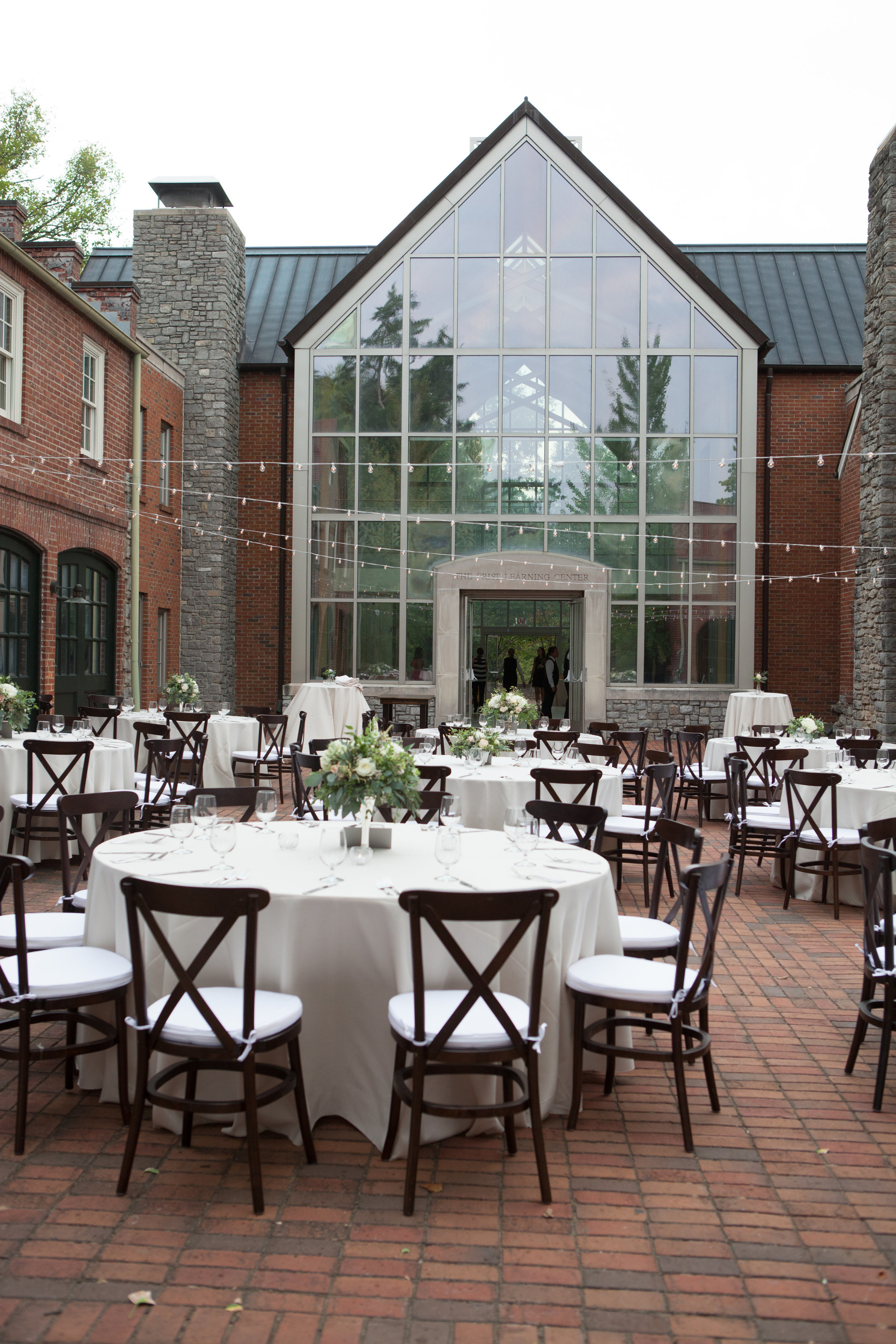 Reception in the Carriage House at Cheekwood Botanic Gardens / Nashville Wedding Florist