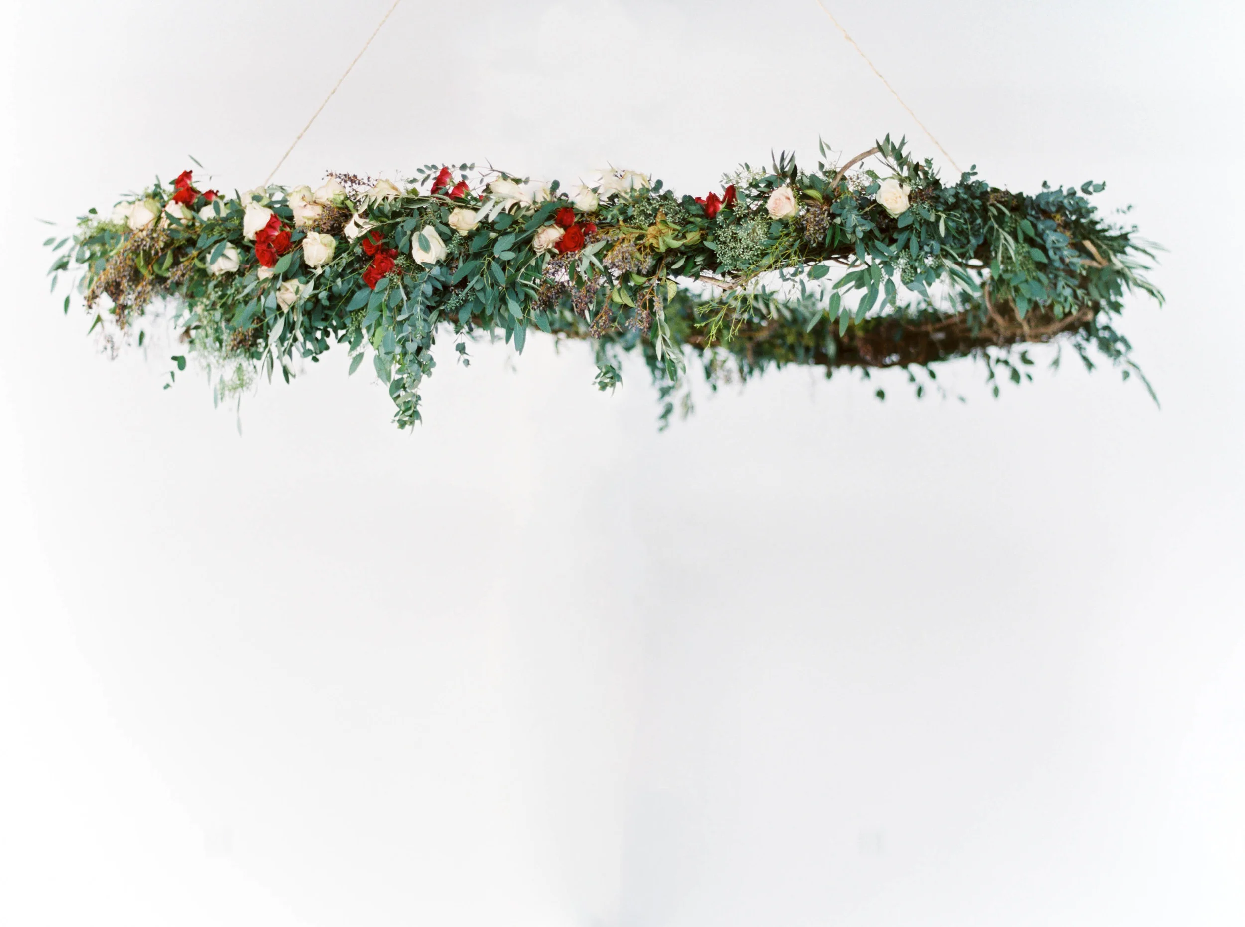 Suspended floral arrangement // Destination Wedding Florist