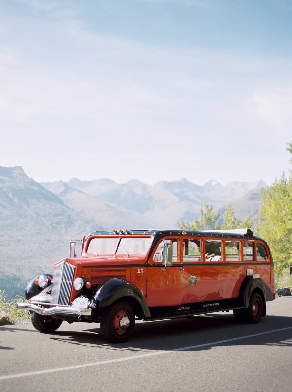 Jammer Ride in Glacier, Montana