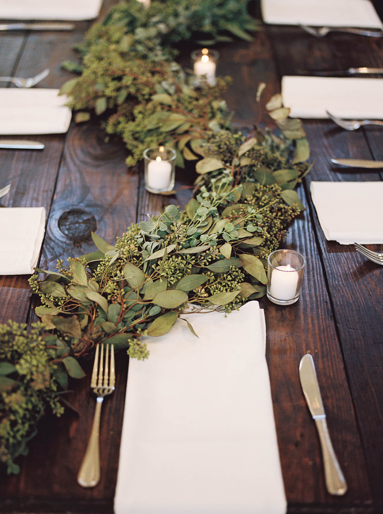 Greenery Garland Runner // Nashville Wedding Flowers