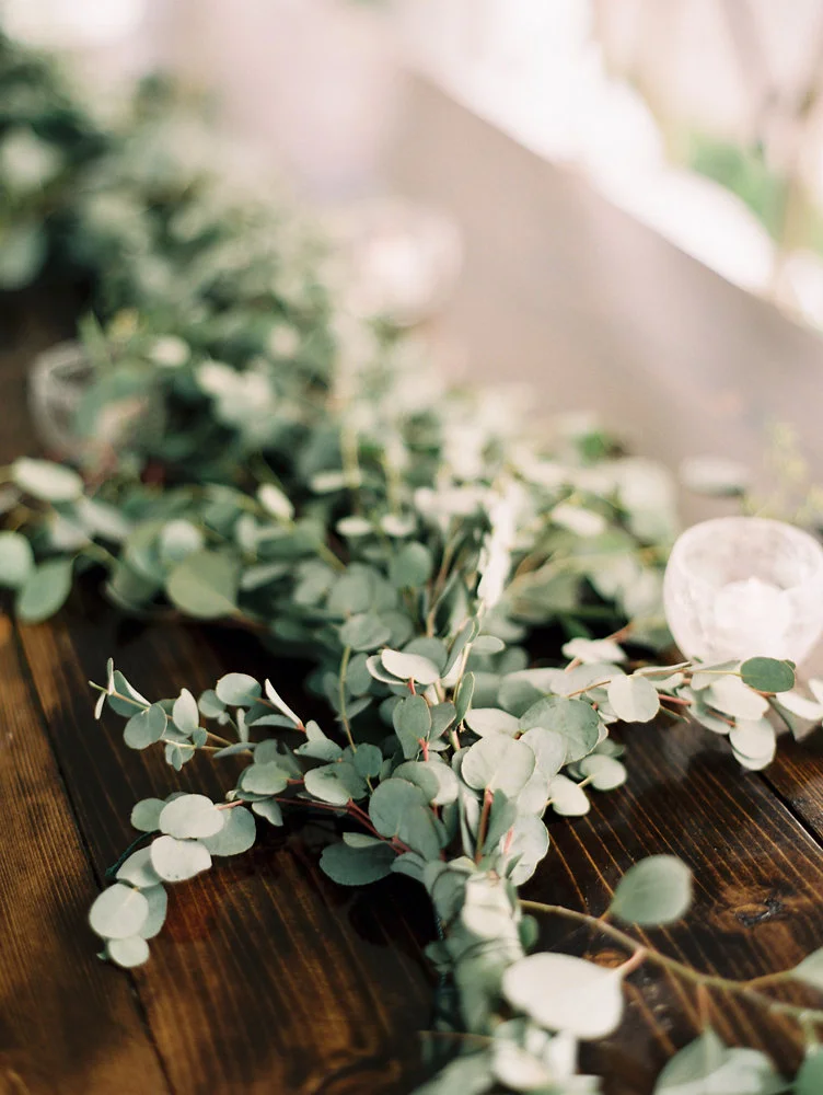 Untamed greenery garland runner // Nashville Wedding Florist