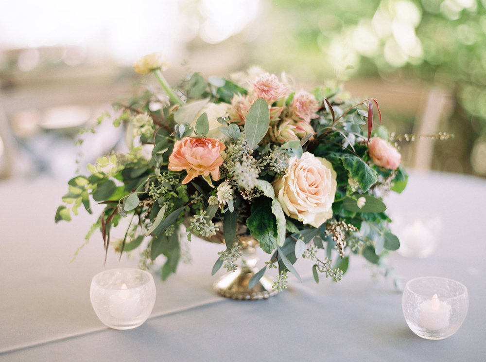 Loose, untamed centerpiece // Nashville Upscale Wedding Floral Design