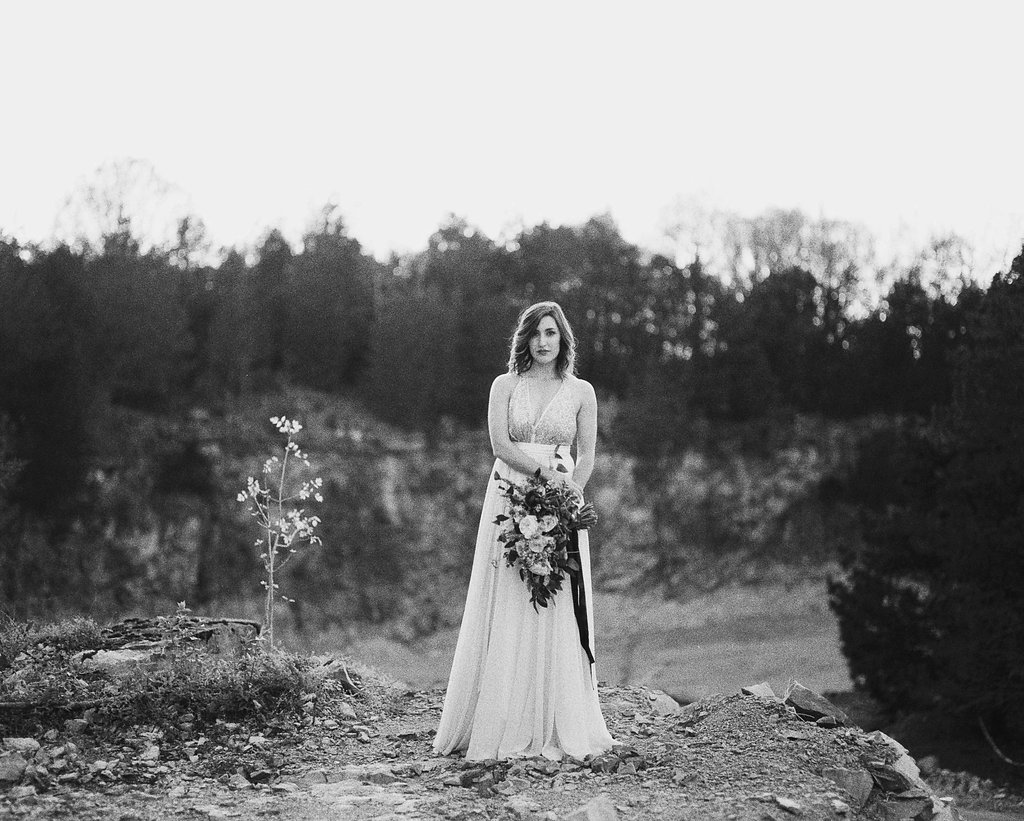 Bridal Portraits on Film // Nashville Floral Design