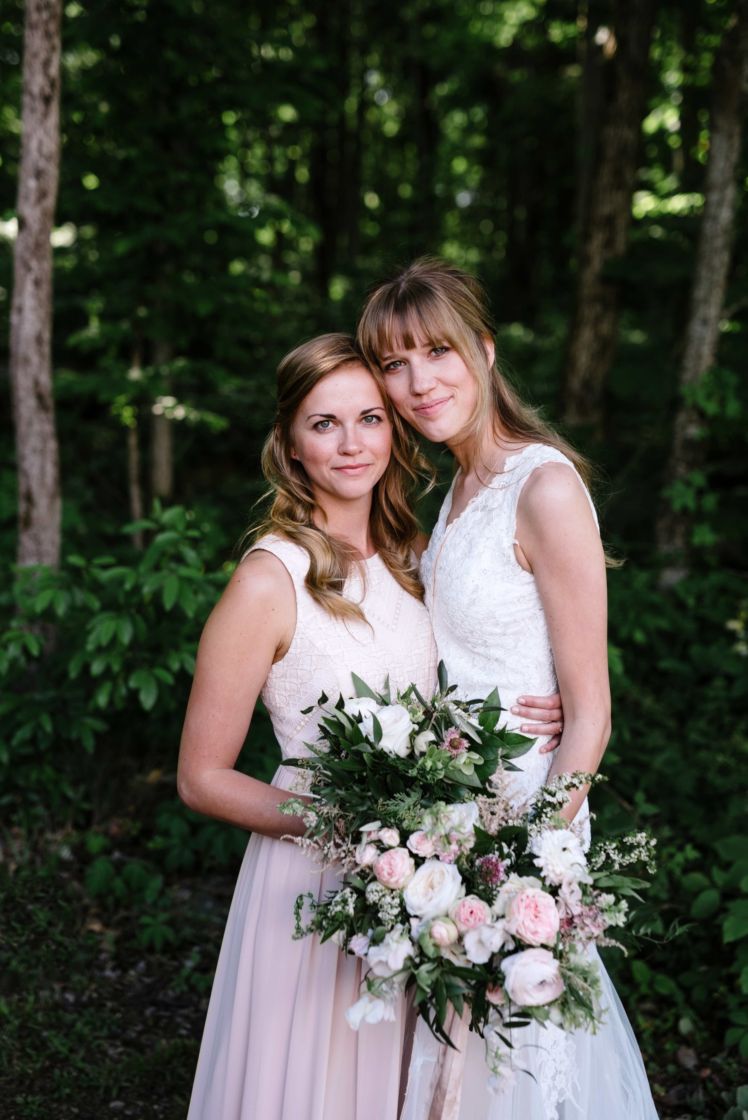 Blush and neutral wedding flowers // Nashville Floral Design
