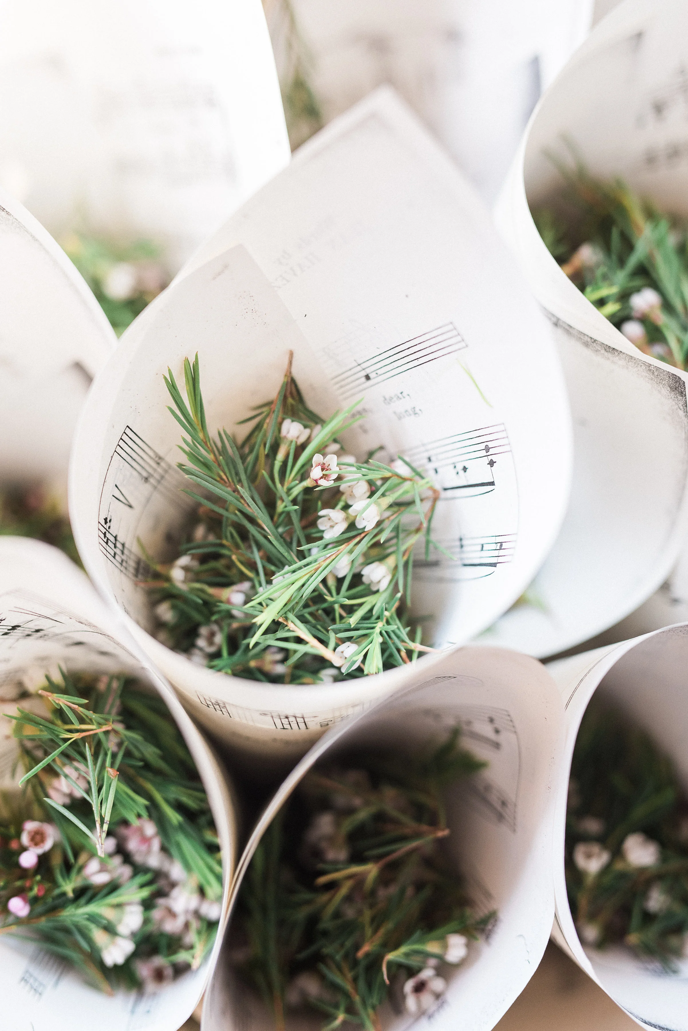 Floral Confetti for Bride and Groom's Grand Exit // Nashville Wedding Florist