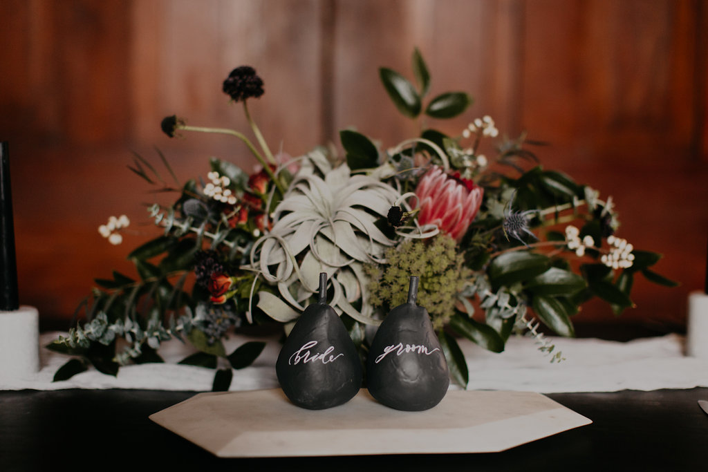 Wintry Wedding Inspiration--lush floral arrangement // Nashville Florist