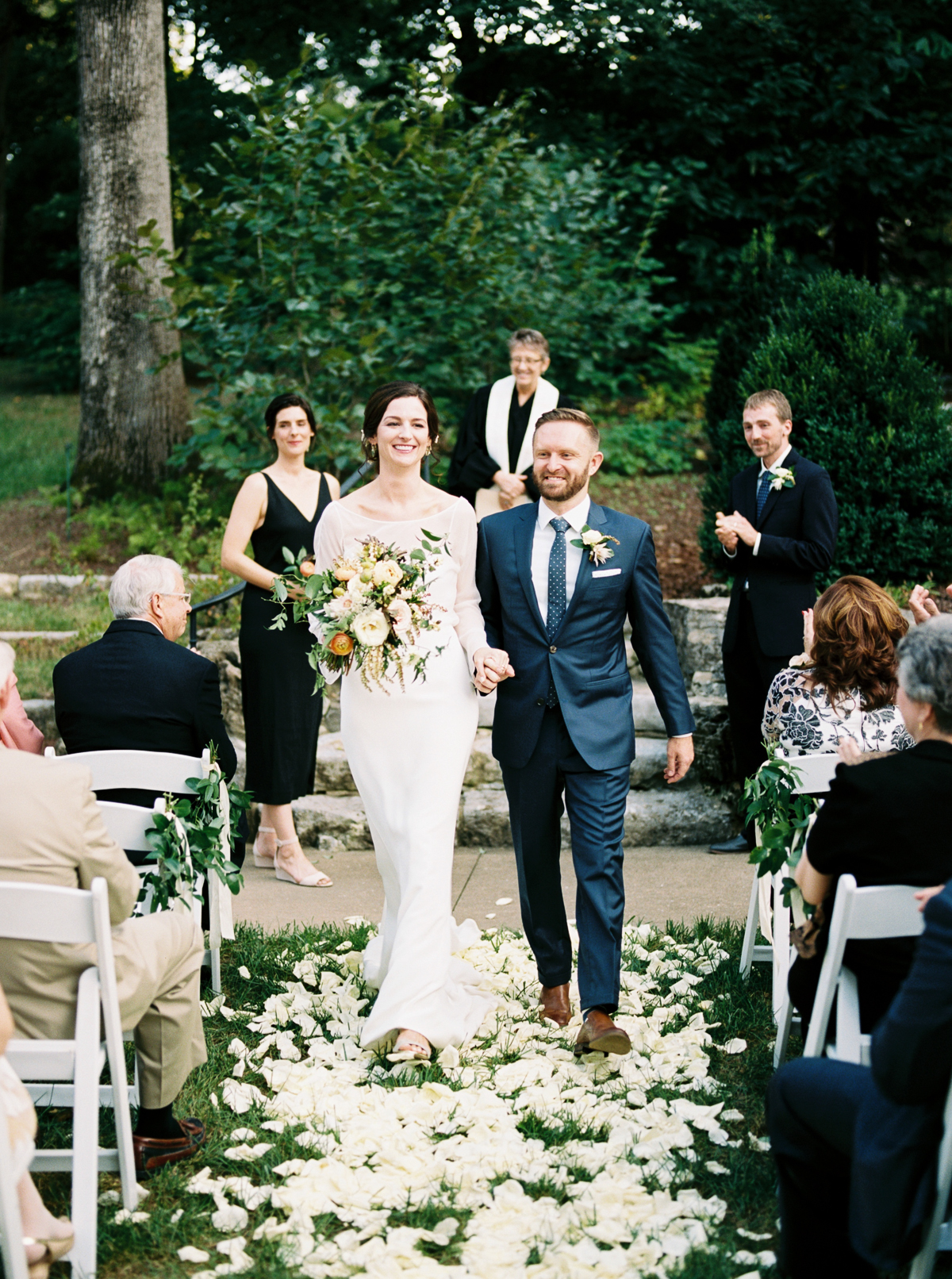 Architecture Inspired Garden Wedding // Natural Floral Design in Nashville