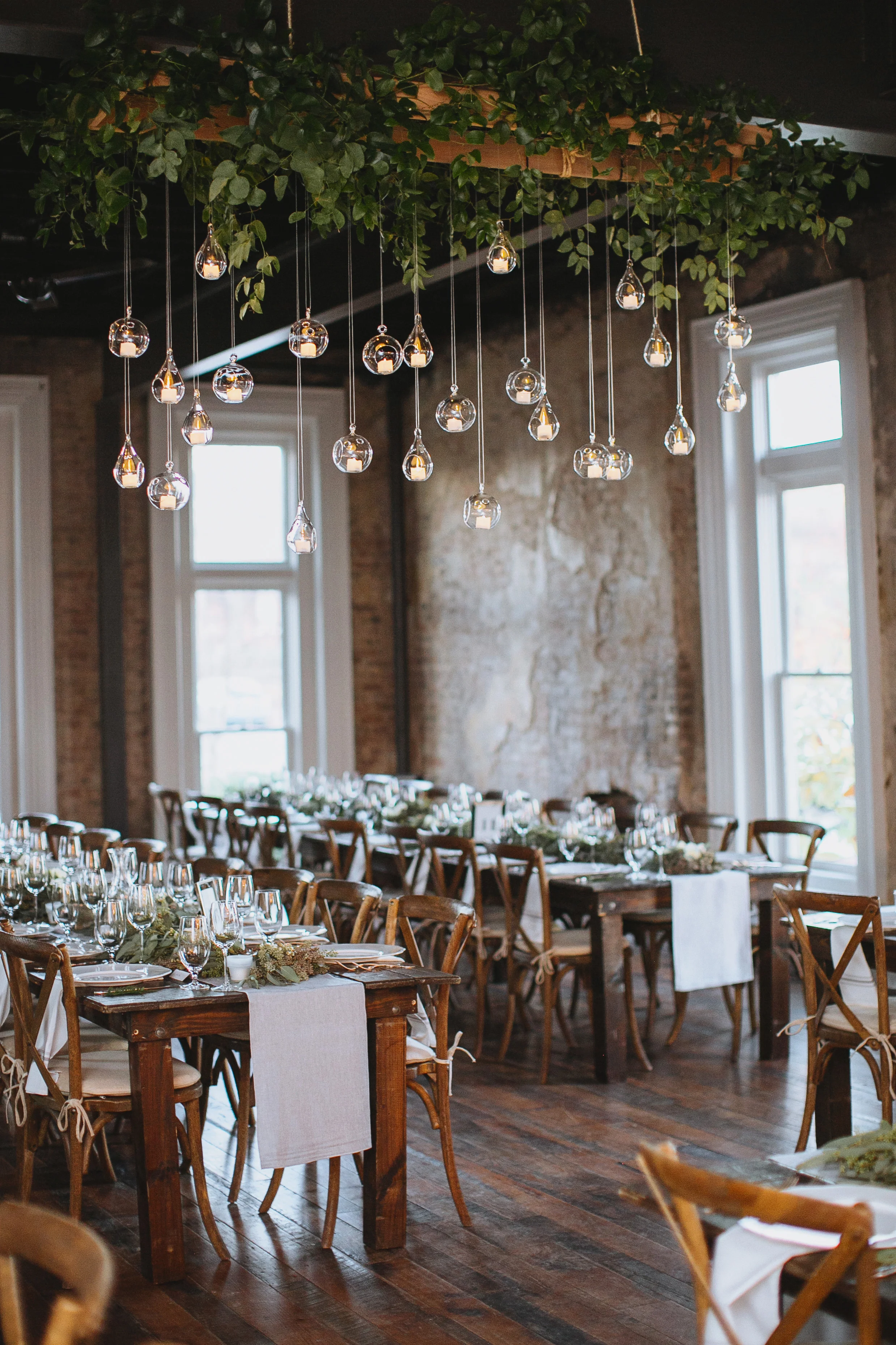 Hanging Candles // Nashville Wedding Florist