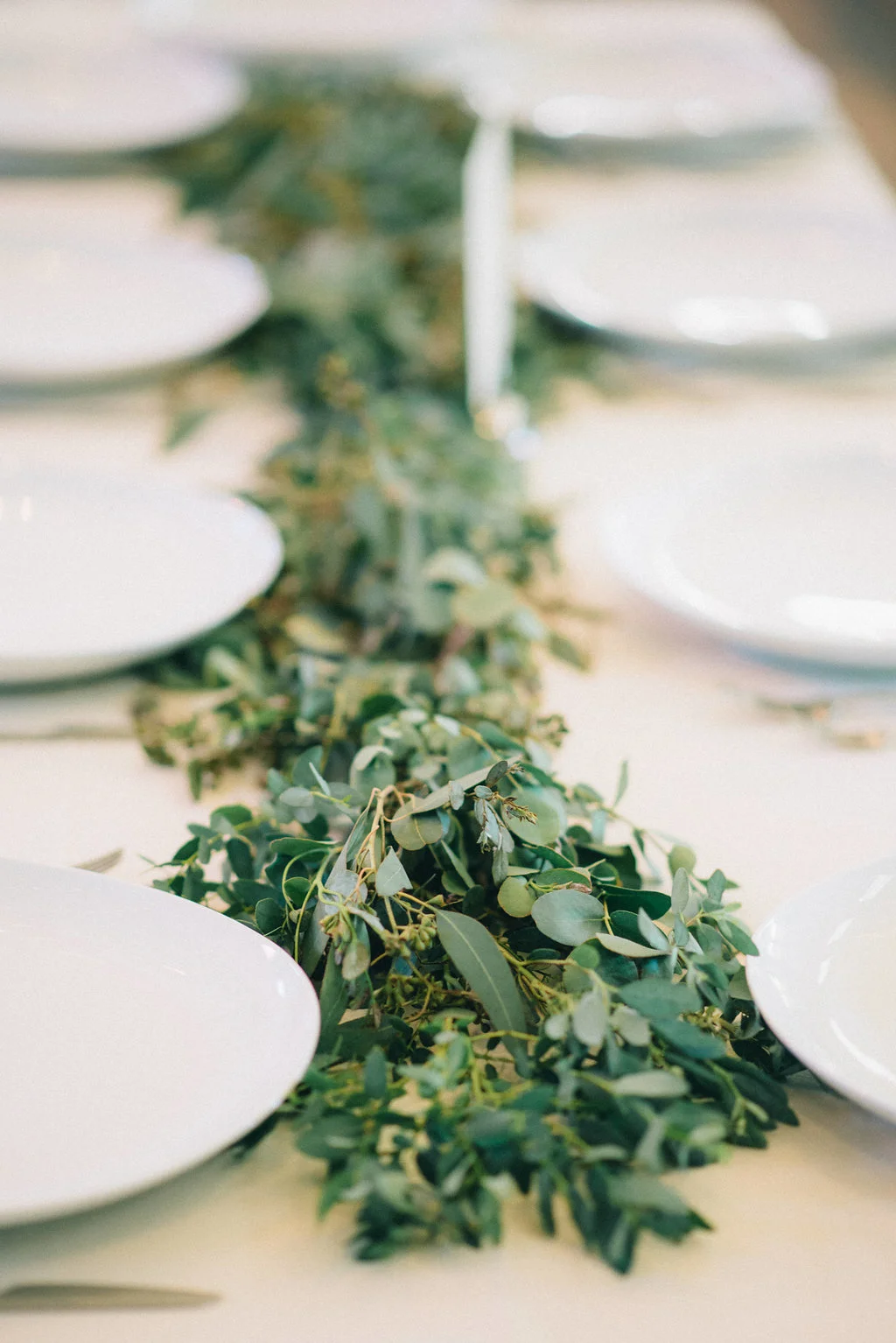 Lush eucalyptus garland // Southeastern Wedding Floral Design