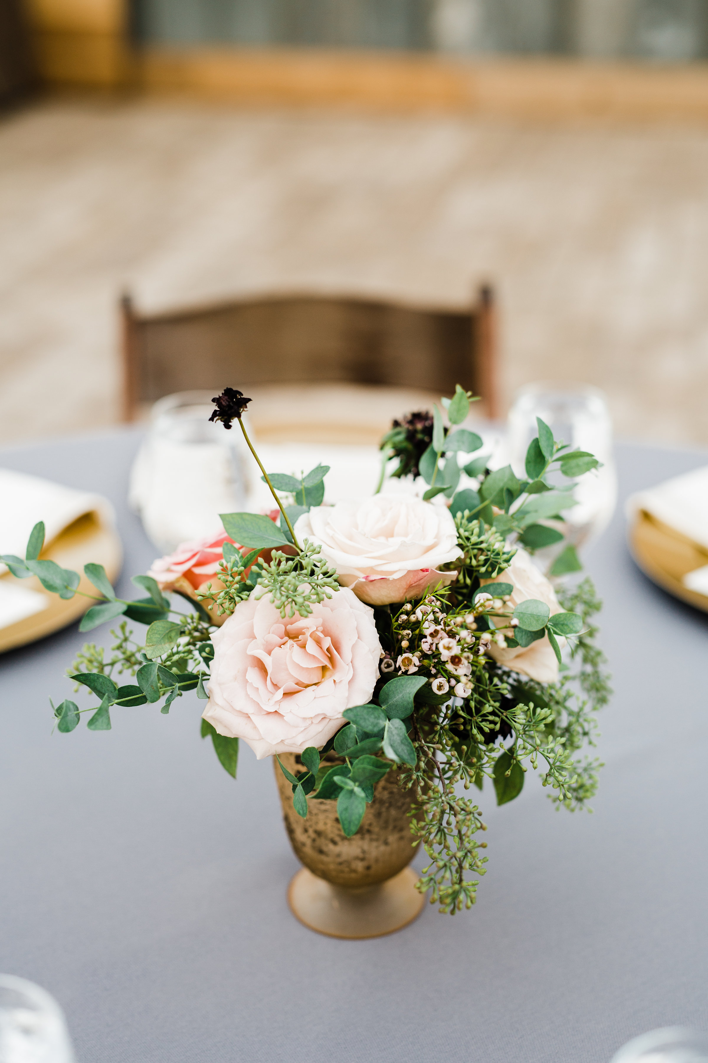 Greenhouse Wedding Reception in Nashville // Natural Floral Design