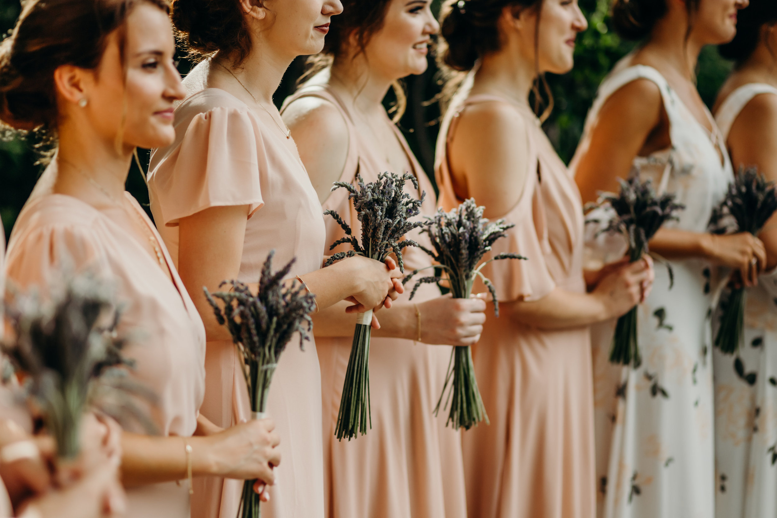 Lavender bridesmaid bouquets // Nashville Wedding Florist