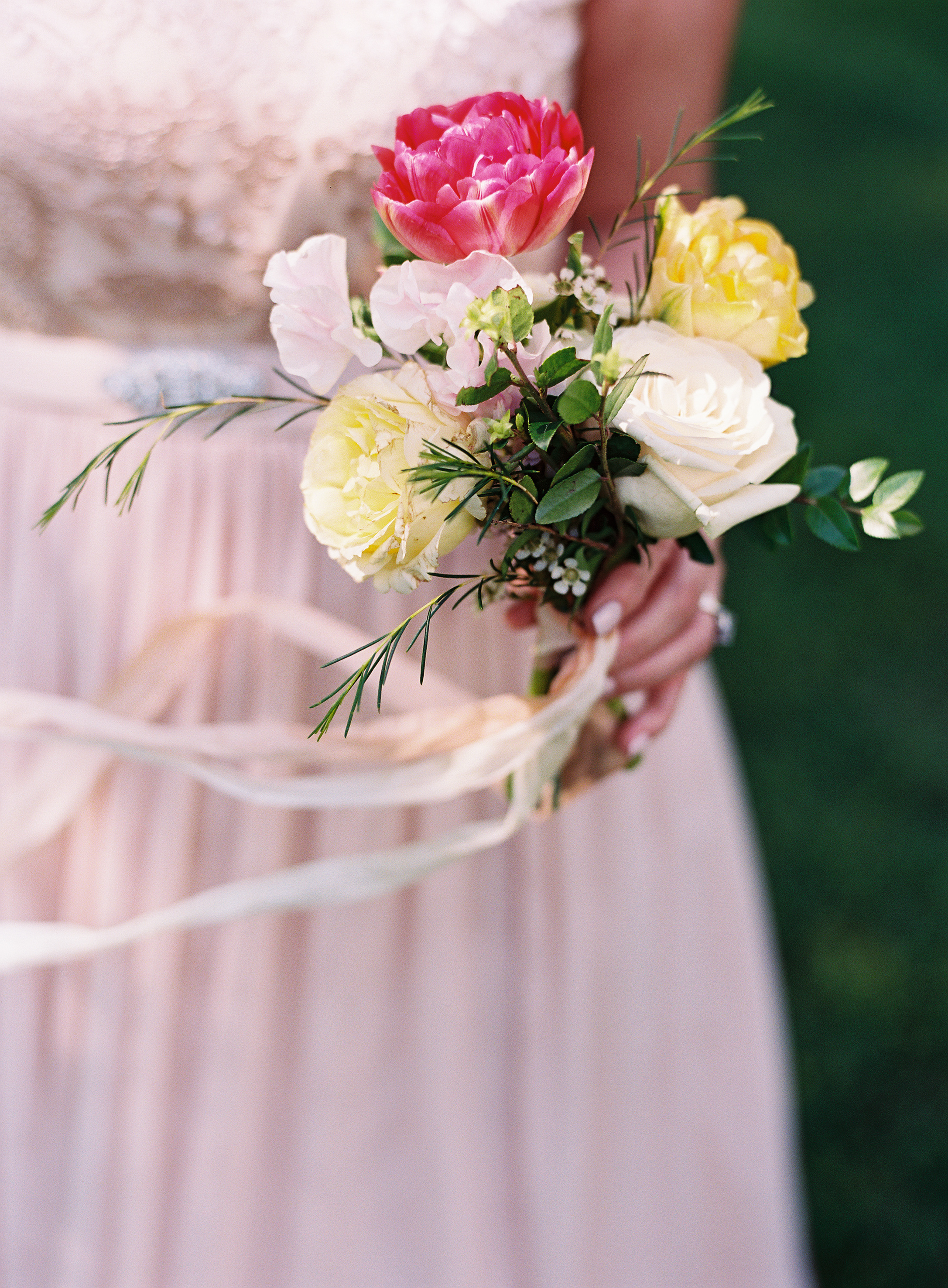 Dainty posey for the mother of the bride // Nashville Wedding Florist