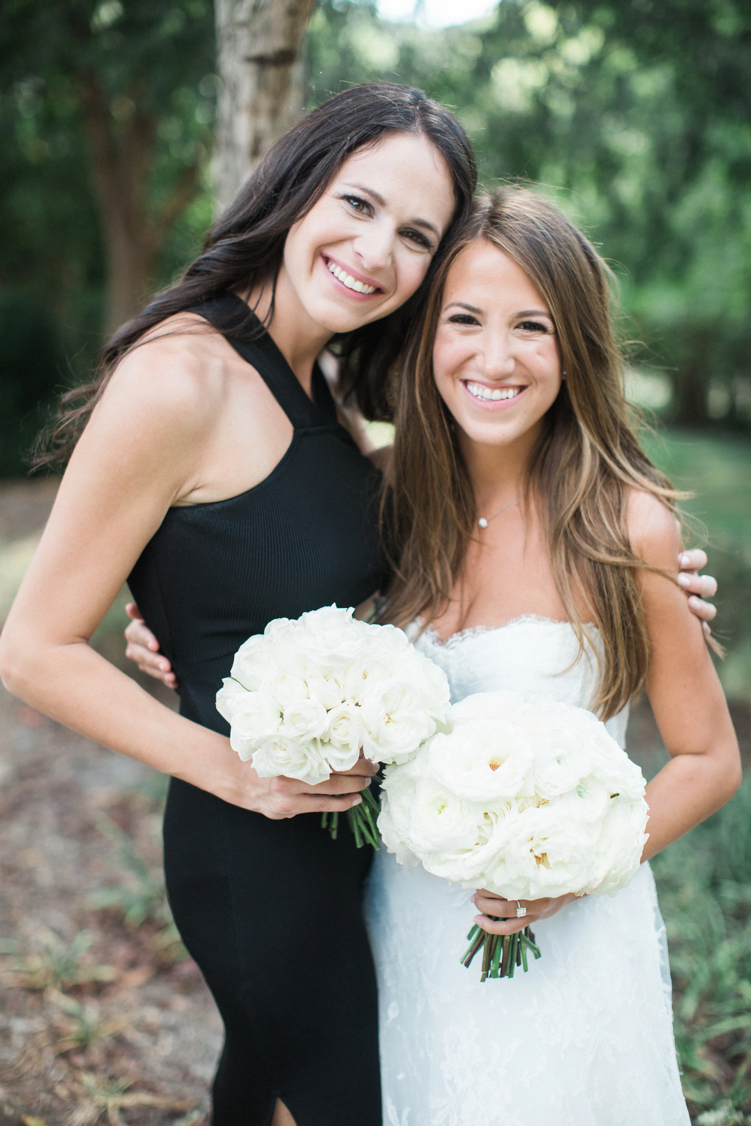 Simple white bouquets // Blackberry Farm Wedding Floral Design
