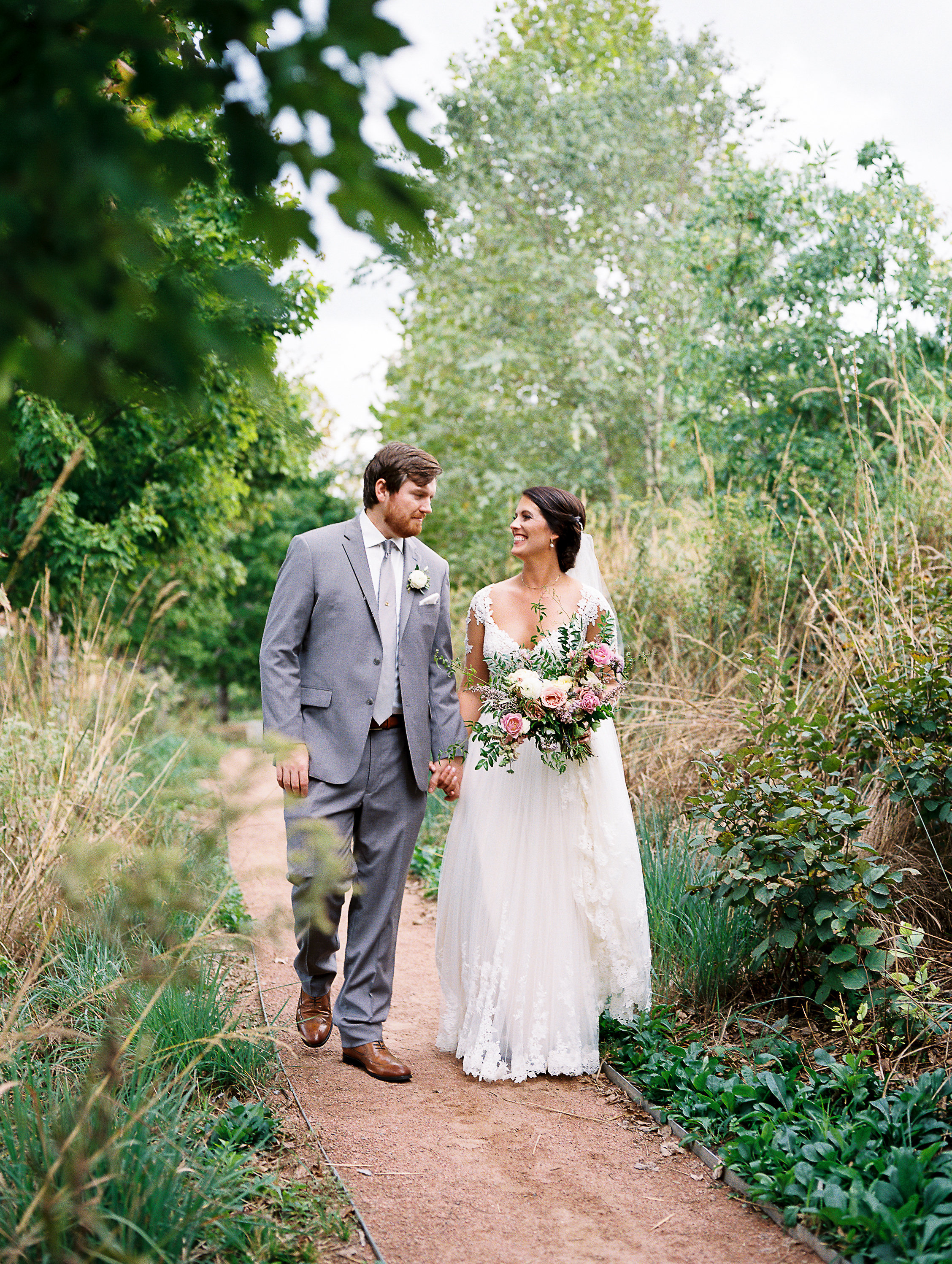 Lush, organic floral design in shades of lavender // Nashville Wedding Florist
