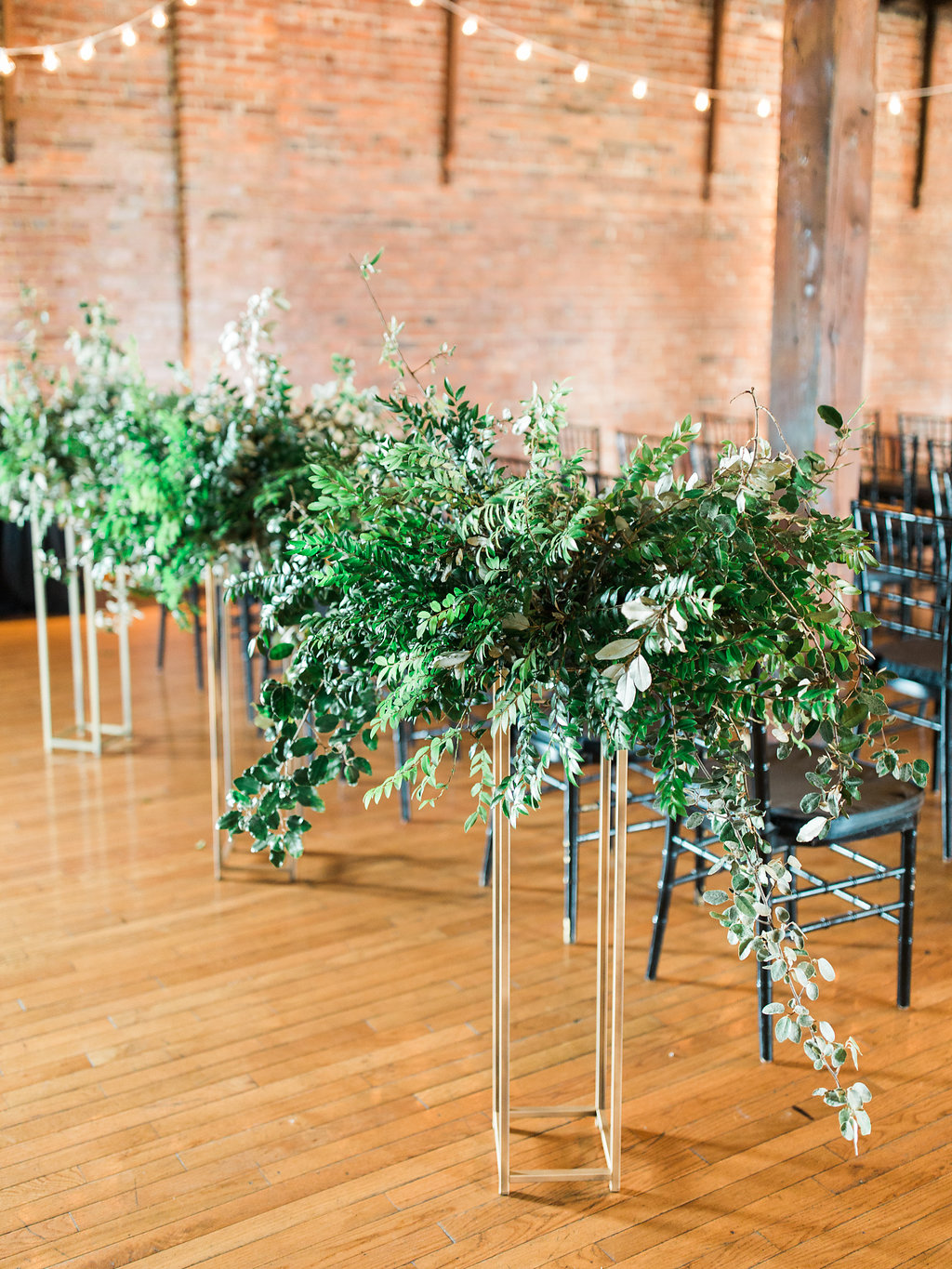 All greenery statement arrangements // Tennessee Wedding Florist