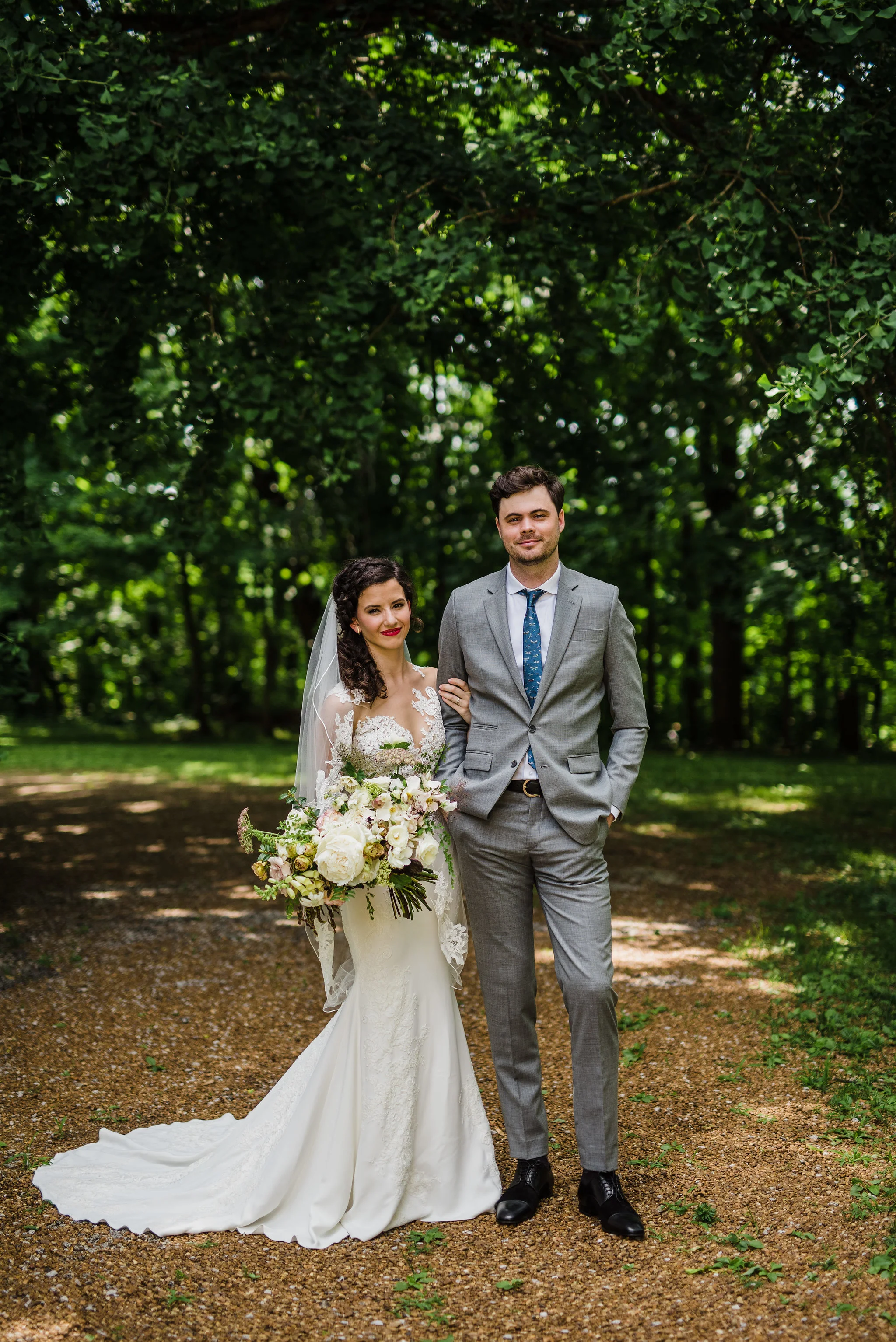 Art Deco Garden Party Wedding at Travellers Rest, Nashville // Southeastern Wedding Floral Design