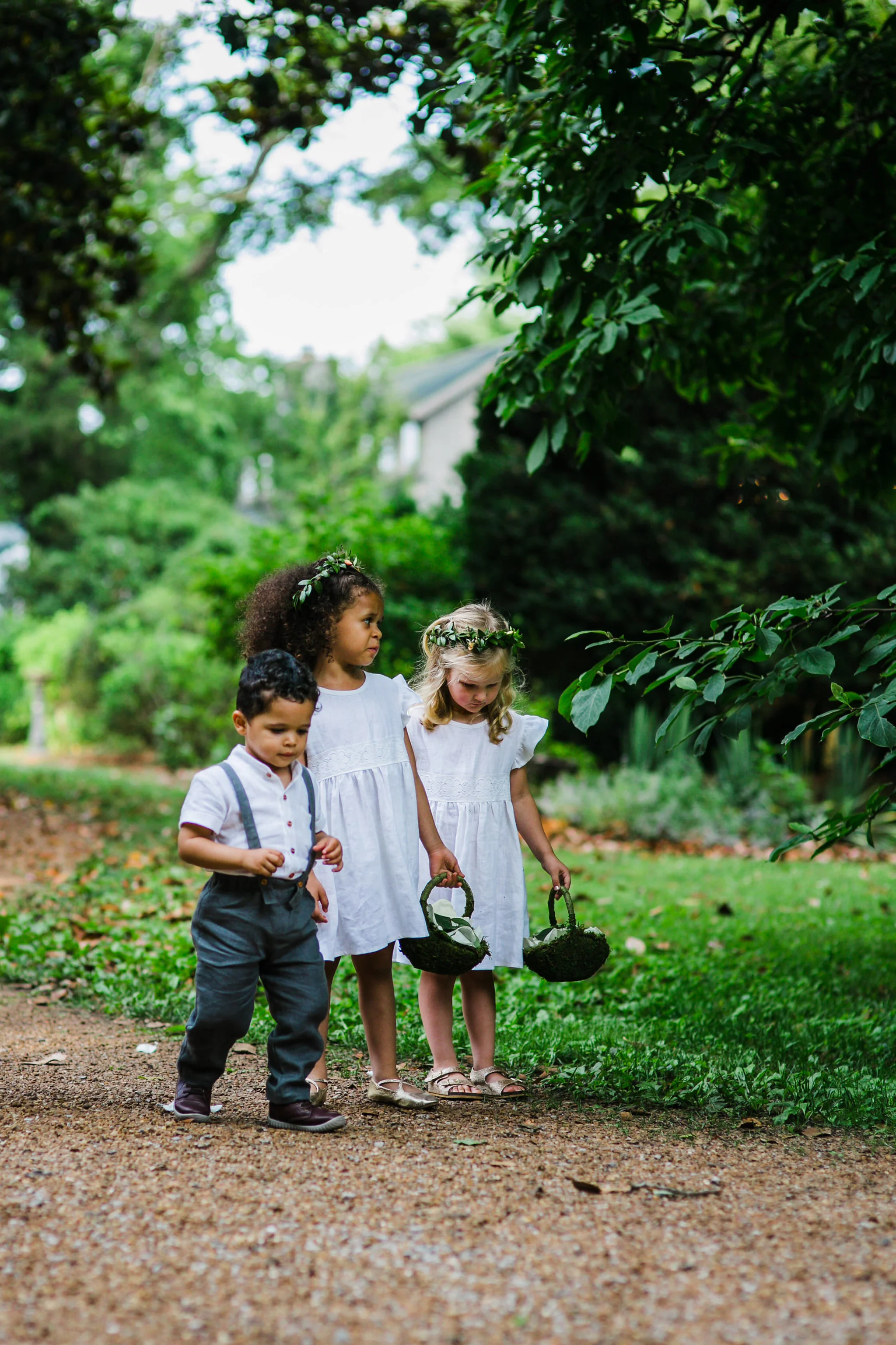 Flower girl crowns // Nashville Wedding Floral Design