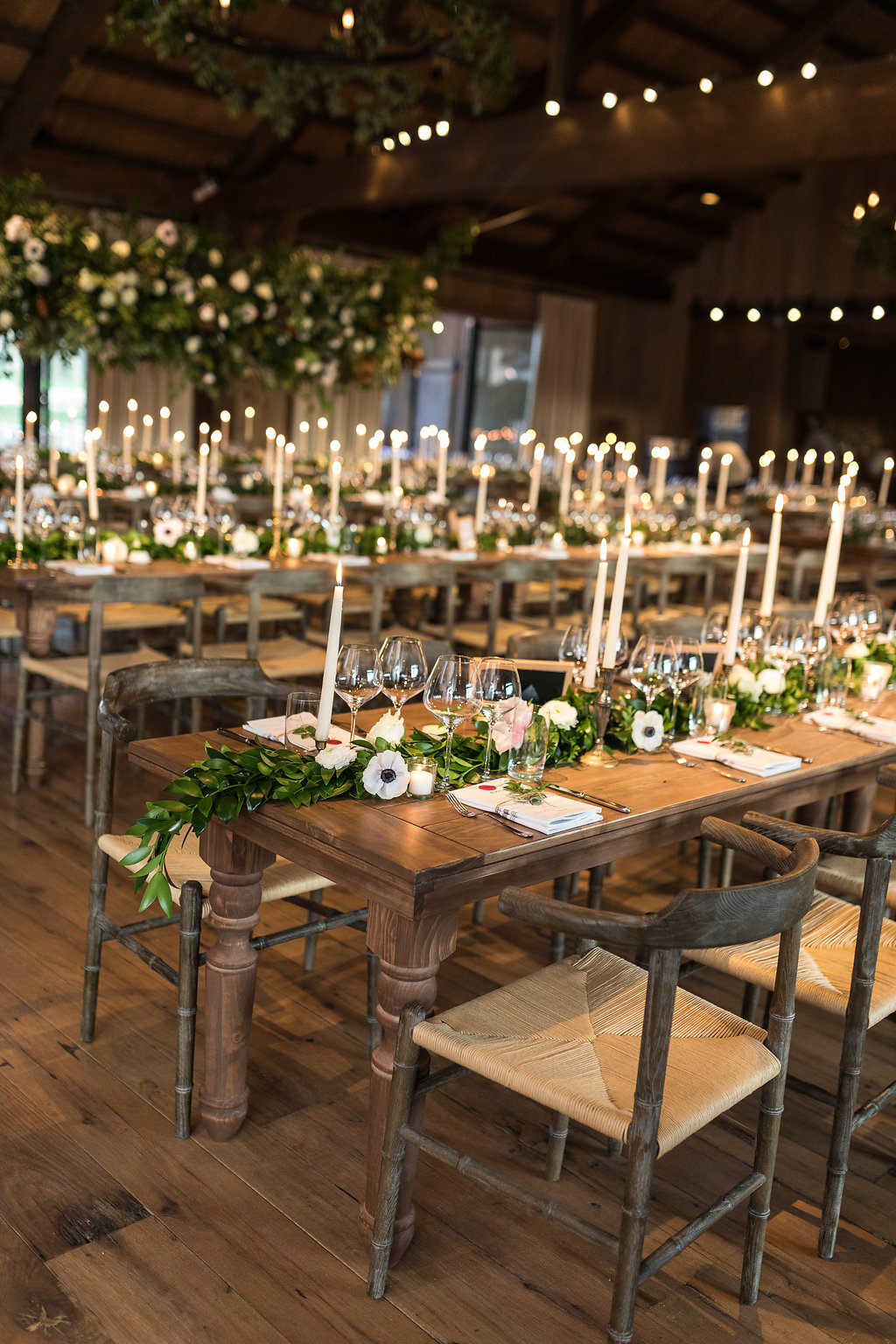 Winter Wedding at Blackberry Farm with all white and greenery florals // Southern Florist // Rosemary & Finch Floral Design