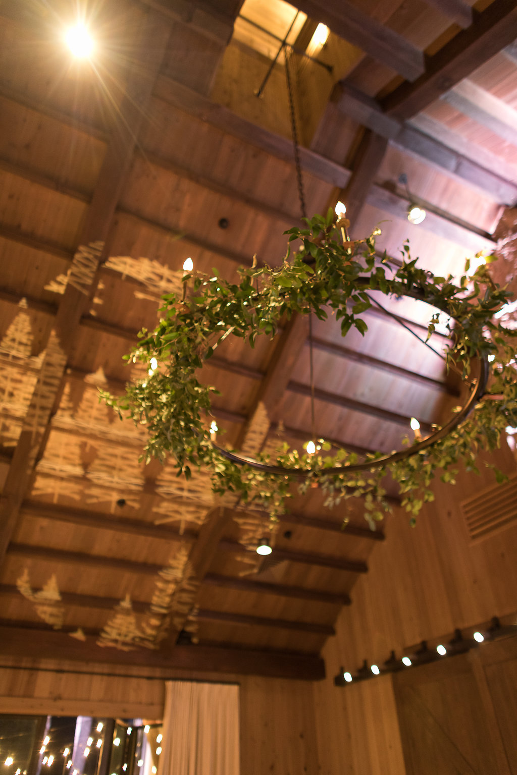 Natural greenery chandelier // Rosemary & Finch Floral Design in Nashville, TN