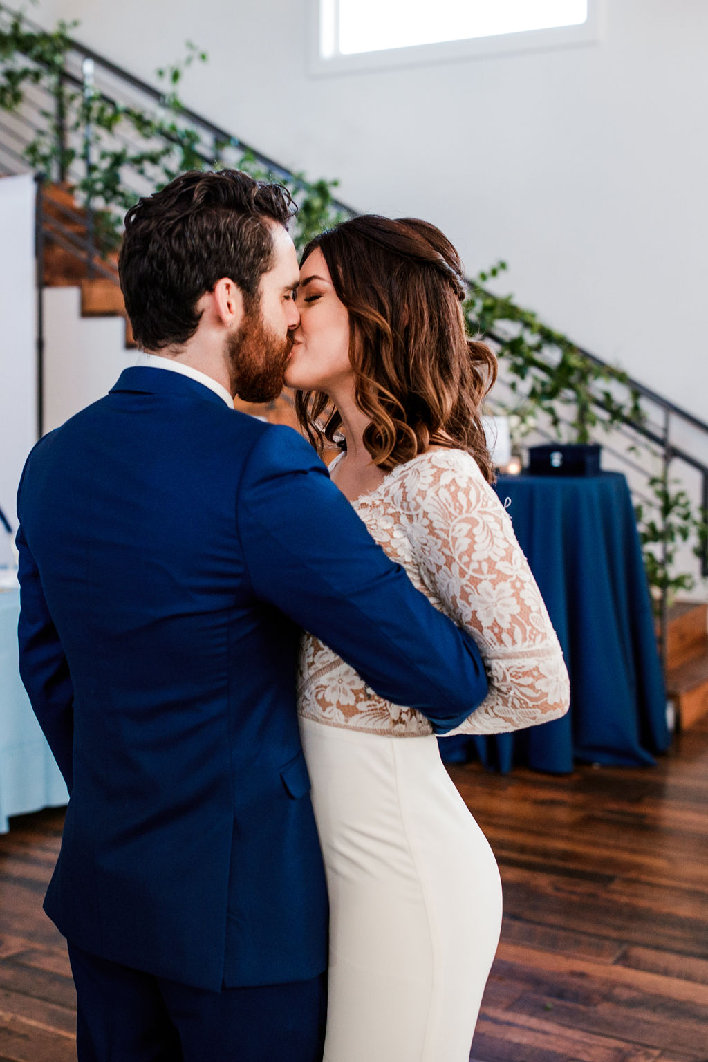 Lush greenery installation at the Cordelle // Nashville Wedding Floral Design