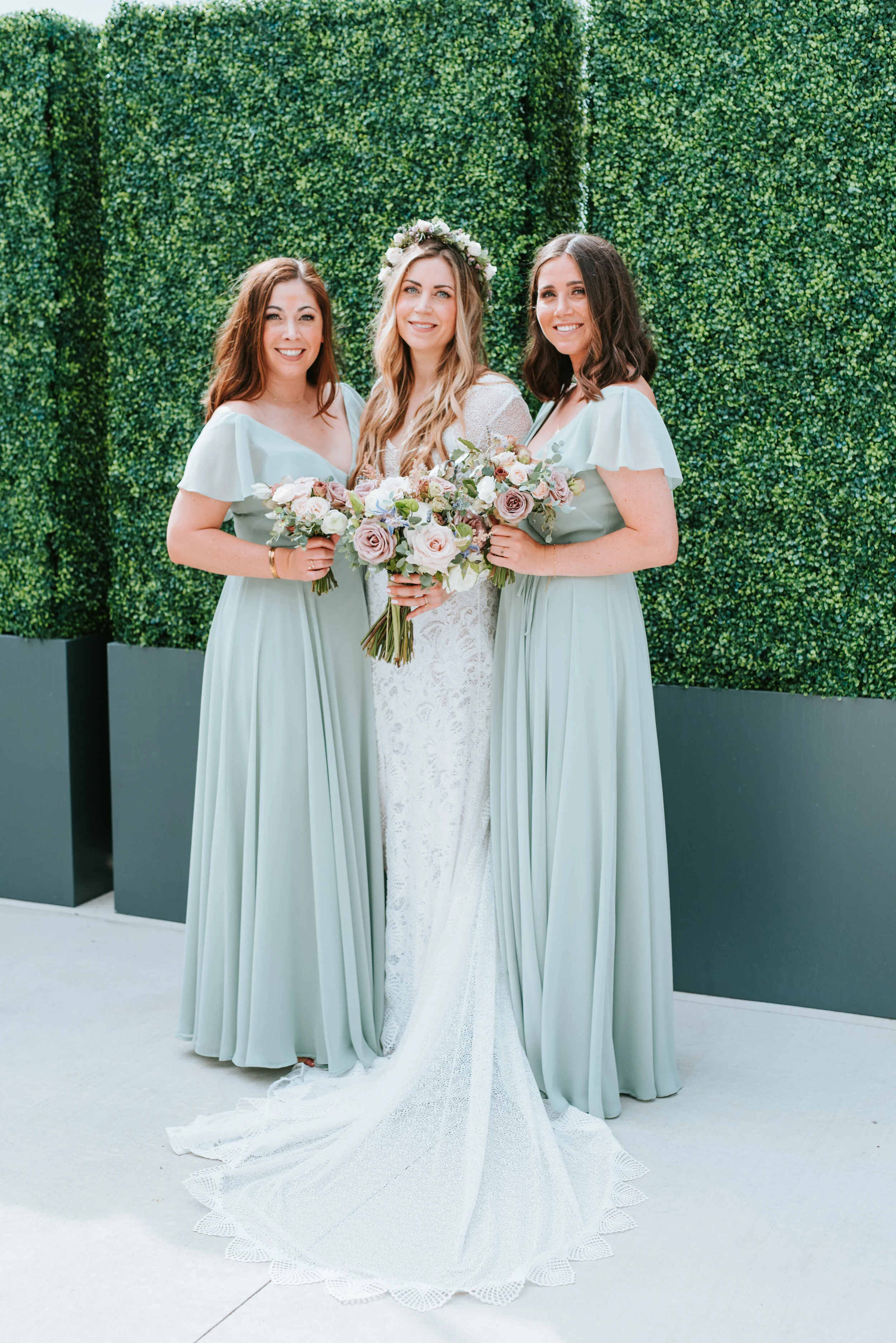 Lavender, mauve, and lilac bridal bouquet with garden roses, ranunculus, astilbe, scabies, clematis, eucalyptus, and greenery. Nashville wedding floral designer at the Saint Elle.