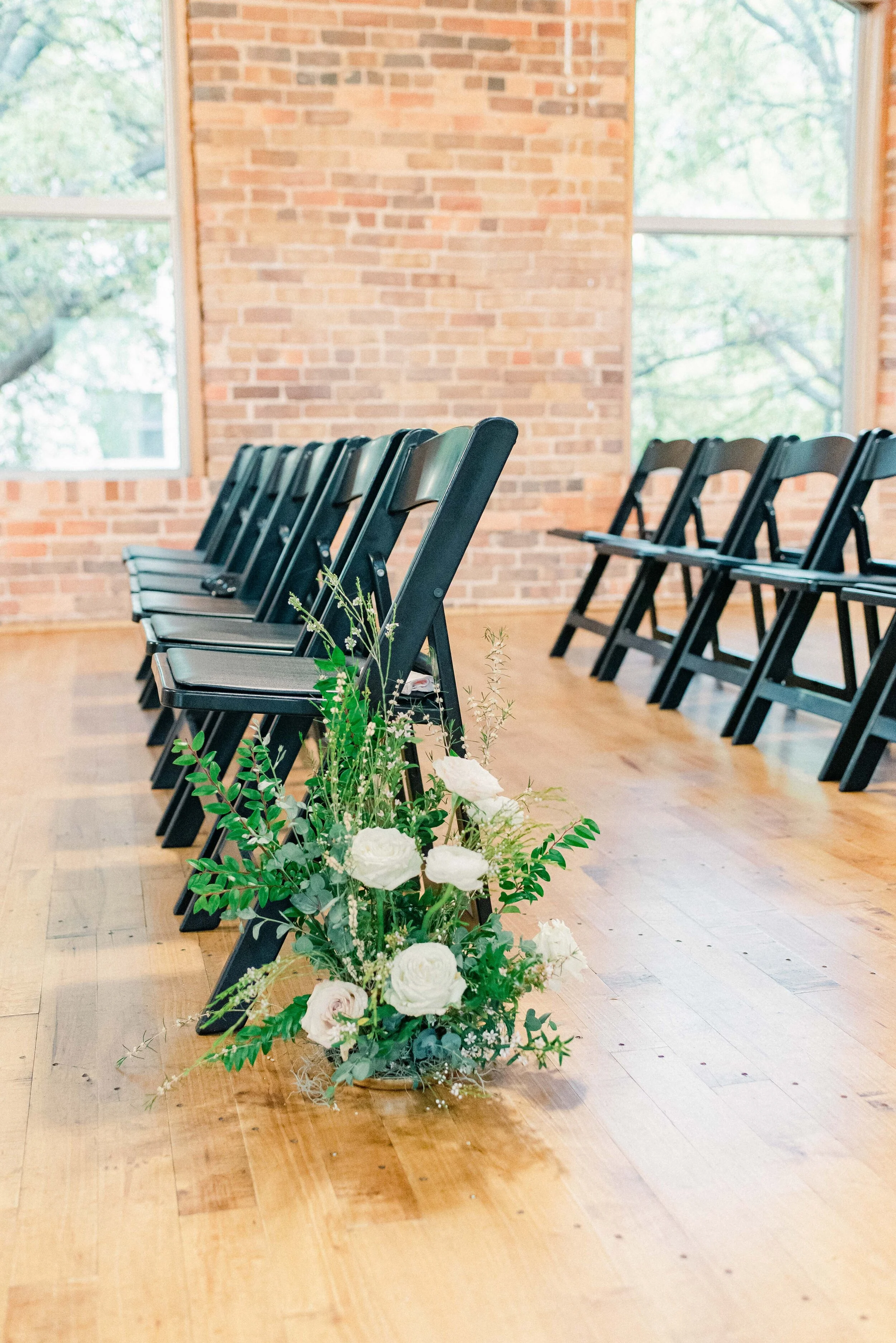 This wedding had a gorgeous soft summer palette of cream, blush, and sage. It was filled with delicate, thoughtful touches.  Designed by florist Rosemary & Finch in Nashville, TN.