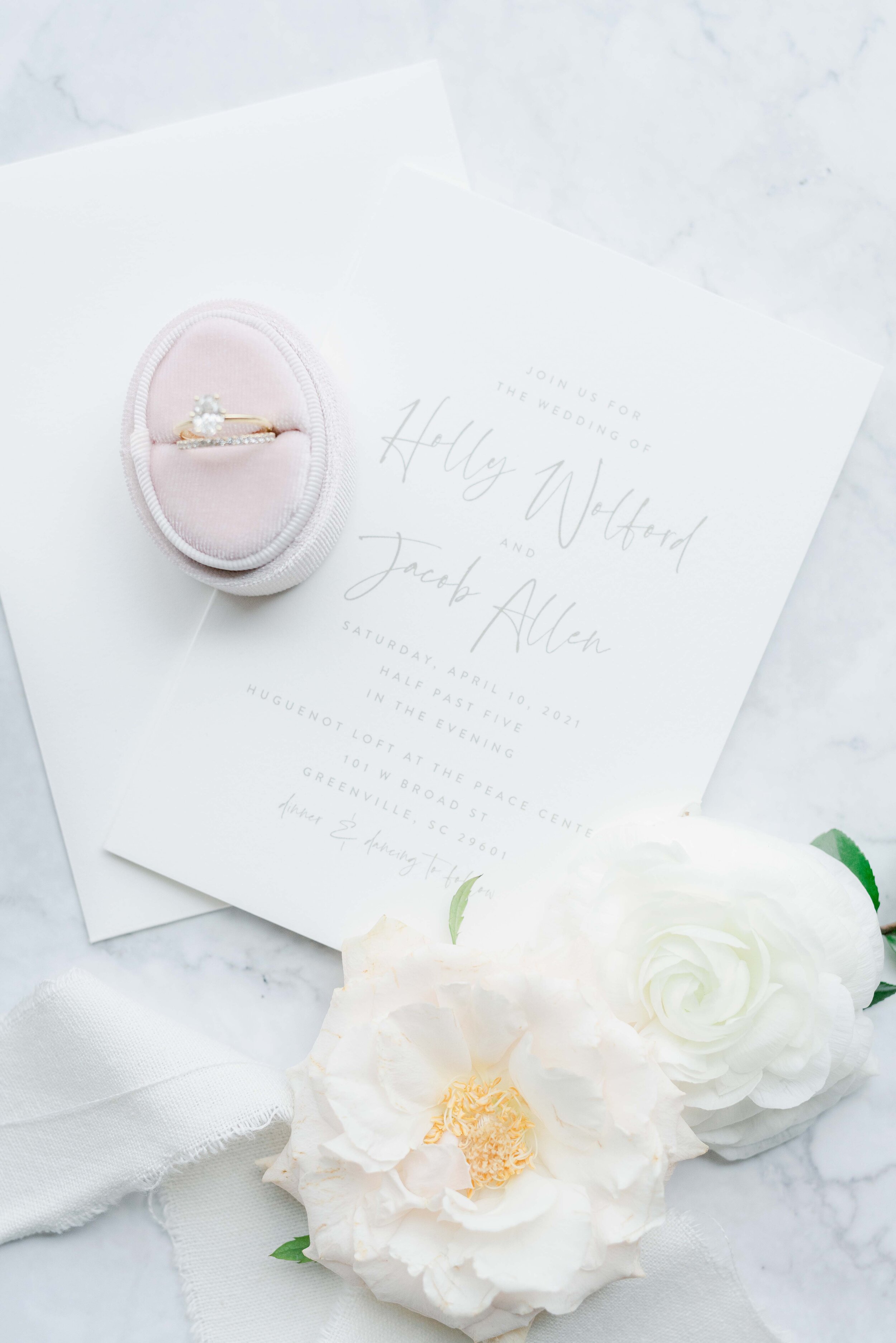 This wedding had a gorgeous soft summer palette of cream, blush, and sage. It was filled with delicate, thoughtful touches.  Designed by florist Rosemary & Finch in Nashville, TN.