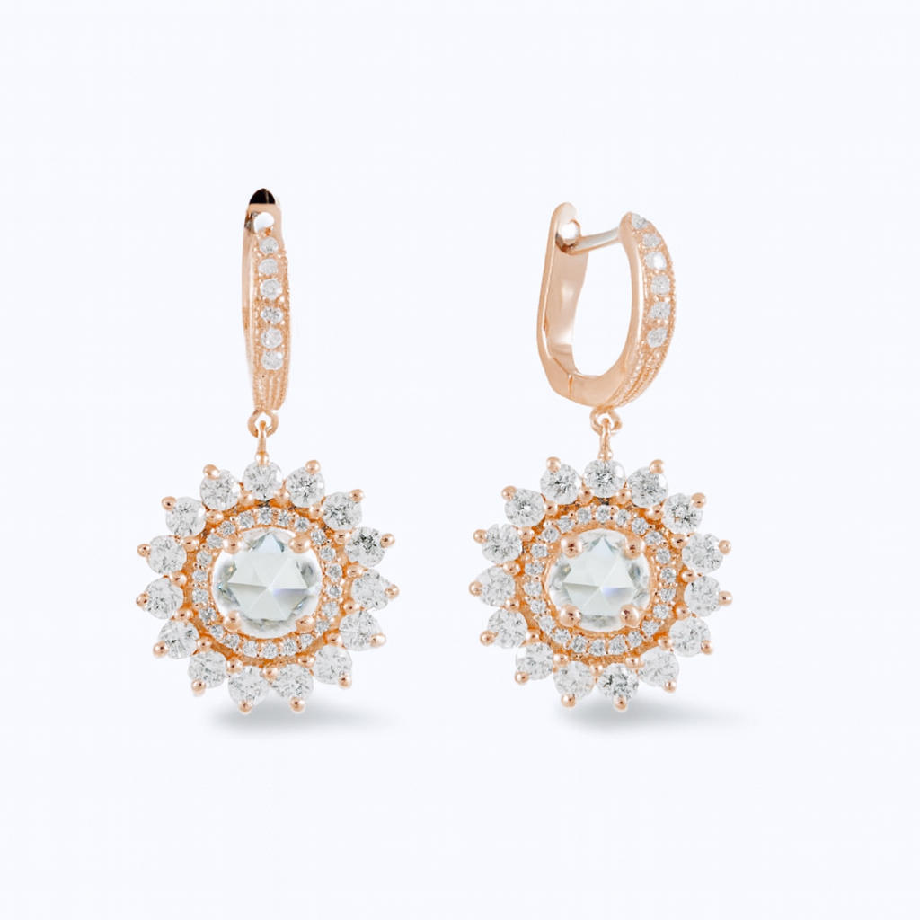 Sun Drop Diamond Earrings