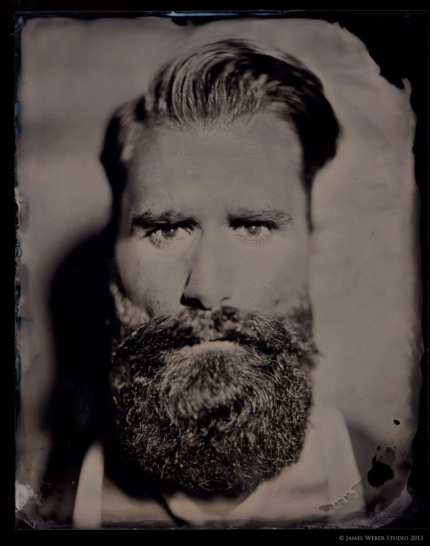 Model: Luke Ditella @ Fusion NYC. Bowtie by David Hart 8"x10" on Black Aluminum. © James Weber 2013.