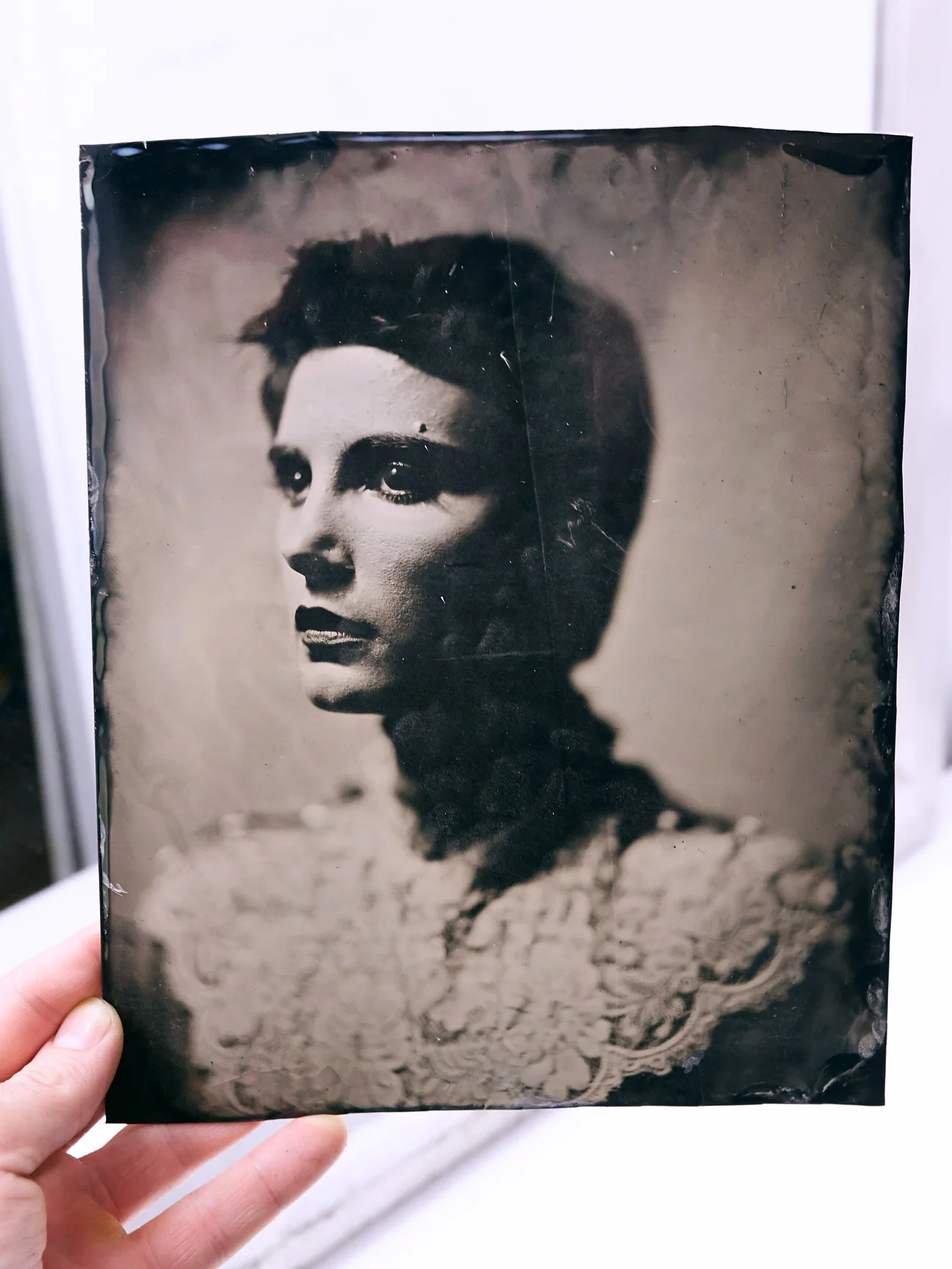 8"x10" on Black Aluminum.
