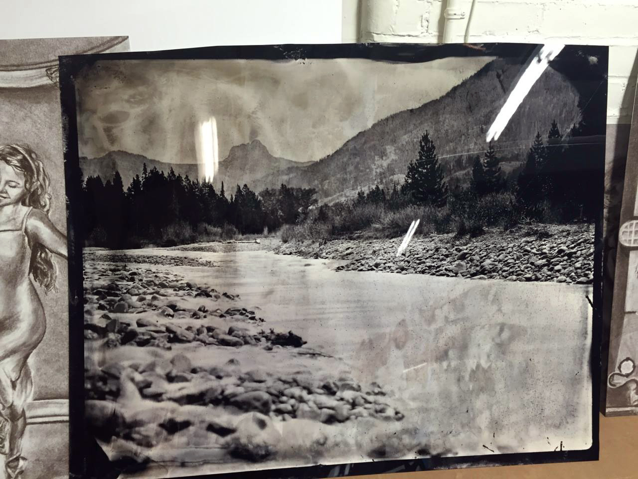 A closeup of my metal print from my travelling series, "The Road Less Travelled". It was taken in Wyoming, just west of Yellowstone National Park.