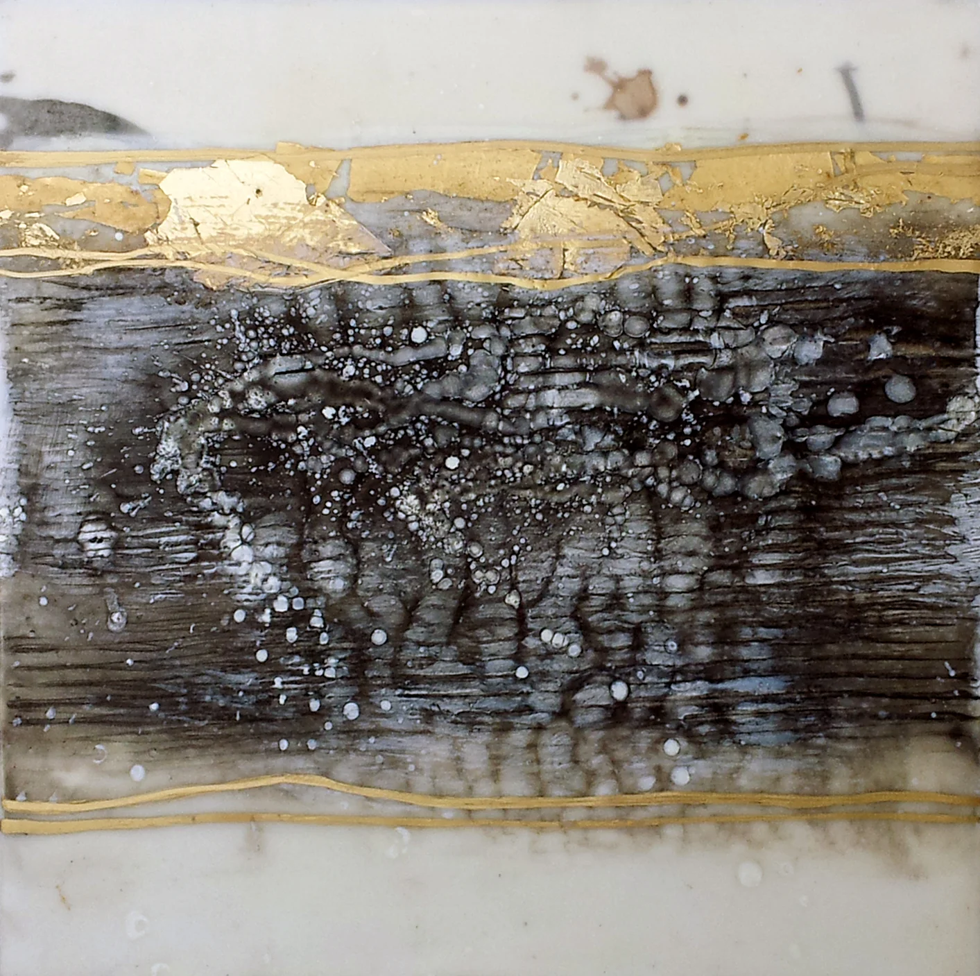 Untitled Encaustic on Panel 12" x 12" SOLD