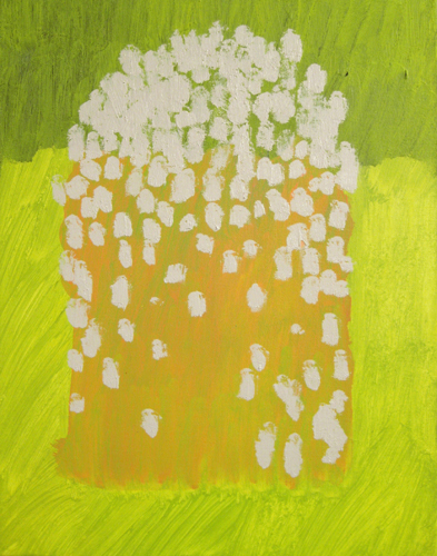 Tomb II Oil on Canvas 15 3/4" x 13" (Framed) 