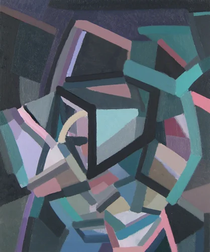 Intuit
Oil on Canvas 25 1/2" x 21 1/2" (Framed) 
