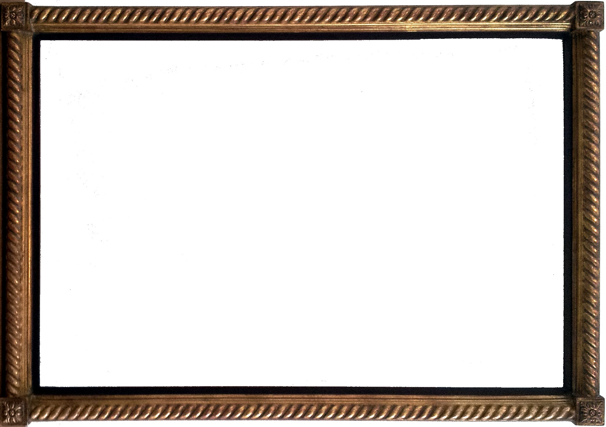 Reg. #993 Rope/Corner Ornament, Gold, Tinta Negra Lip ( Gently Used ) SOLD