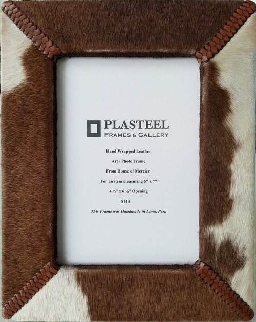 House of Mercier / Photo Frame with All Leather Easel Back For an item