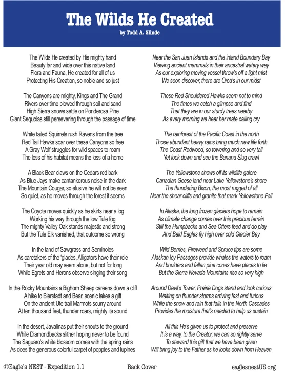 A Modern Day Creation Psalm