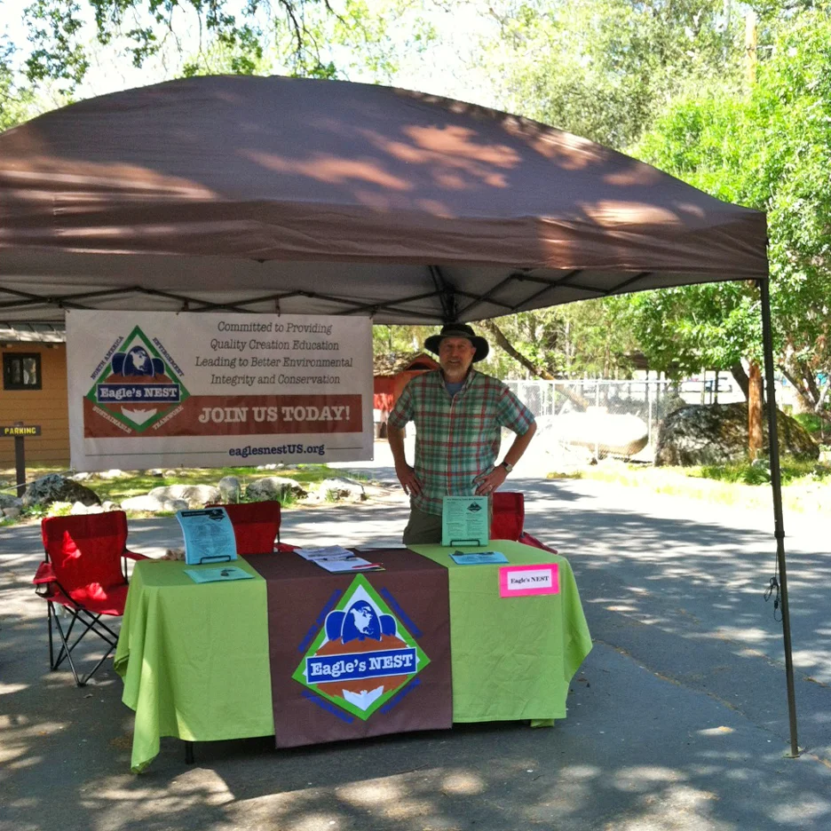 Eagle's NEST US President & CEO, Todd Slinde at SCICON (science and conservation camp http://www.tcoe.org/scicon/ ) - Springville, CA in April 2014