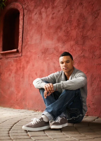   RED STUCCO (outdoors)  