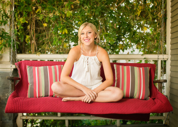 PORCH SWING (outdoors)