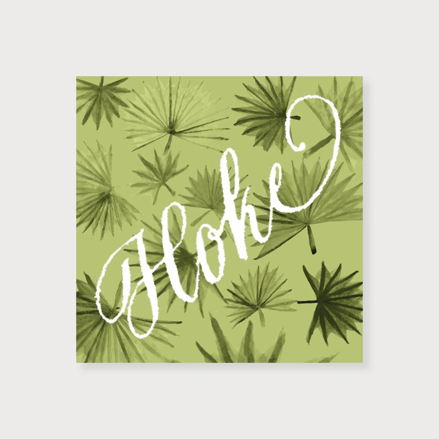 Fan Palm Calling Card 