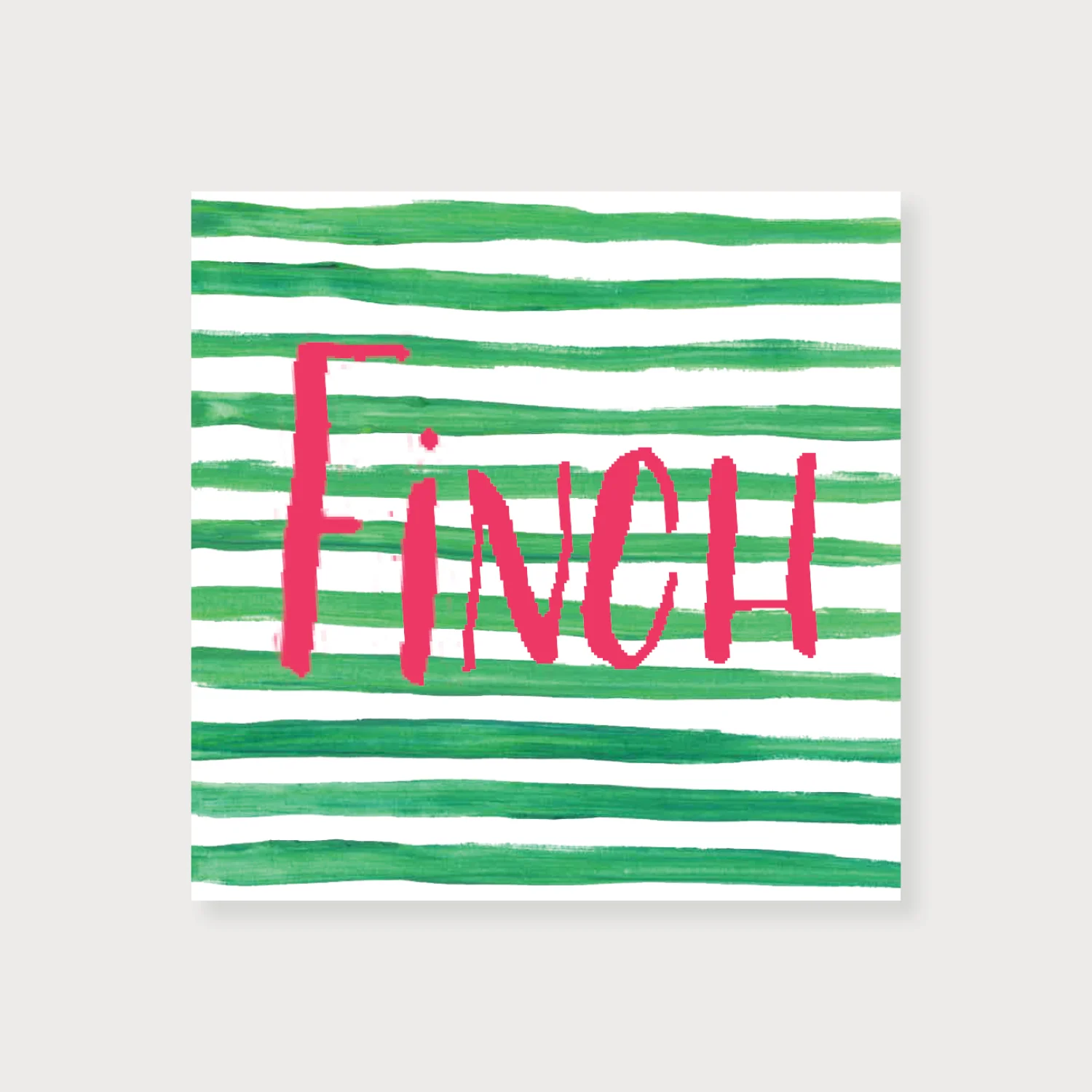 Delta Stripe Calling Cardmore colors...