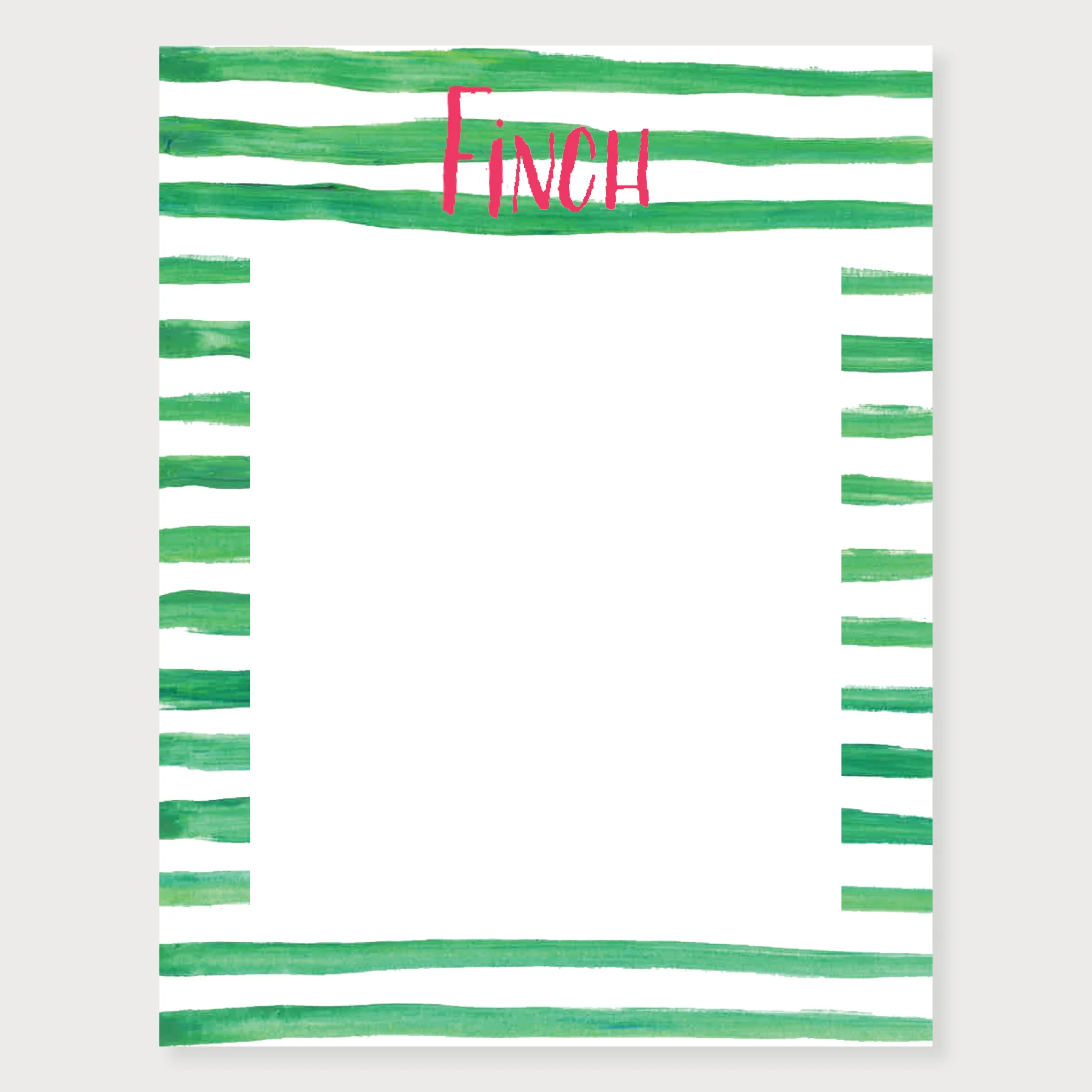 Delta Stripe Note Cardmore colors...