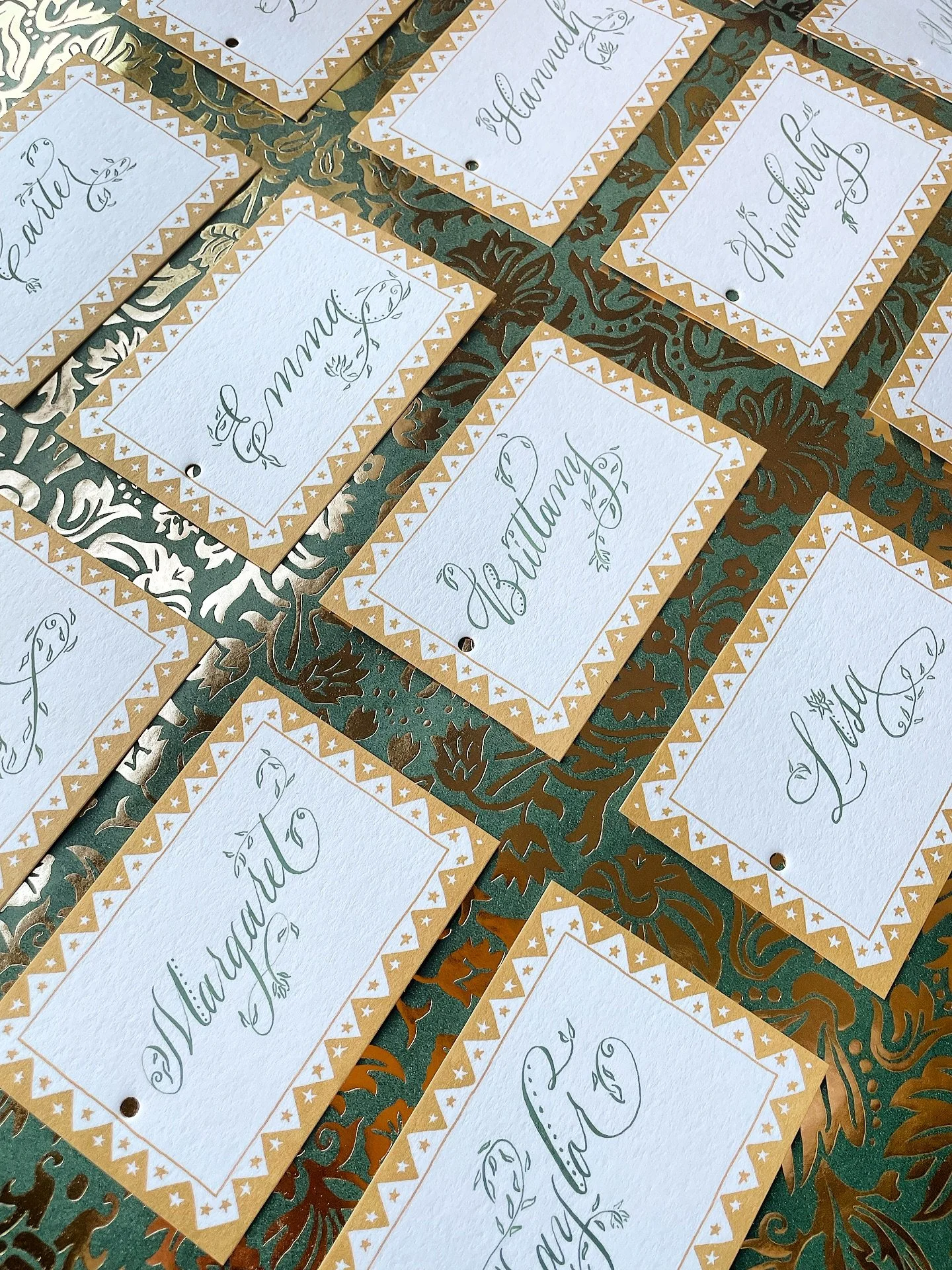 Classy table settings or chic gift tags??? Why not both!