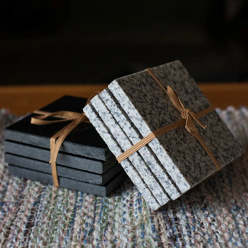 Hand Cut Granite Coasters