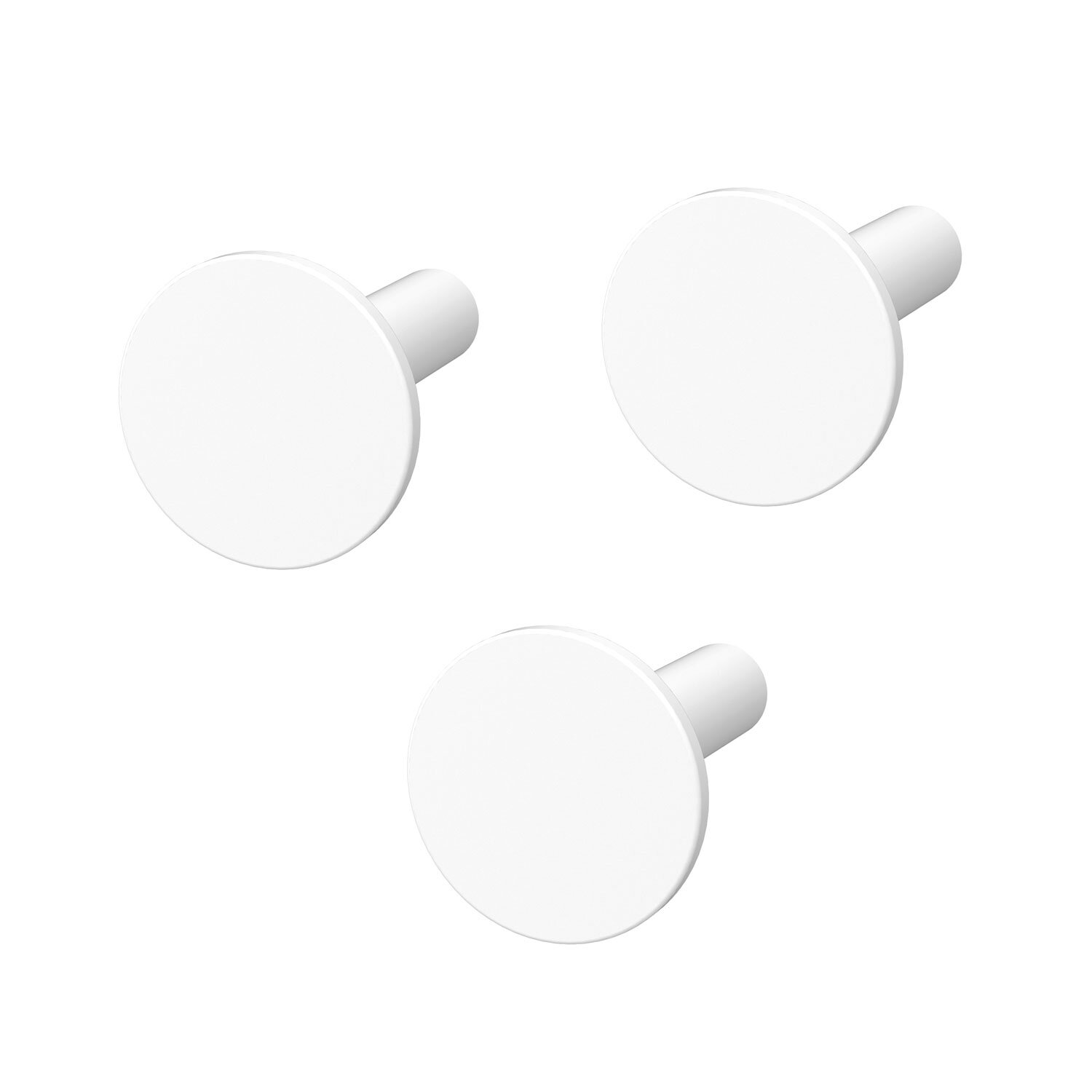 Branch Side Hook 3-Pack White