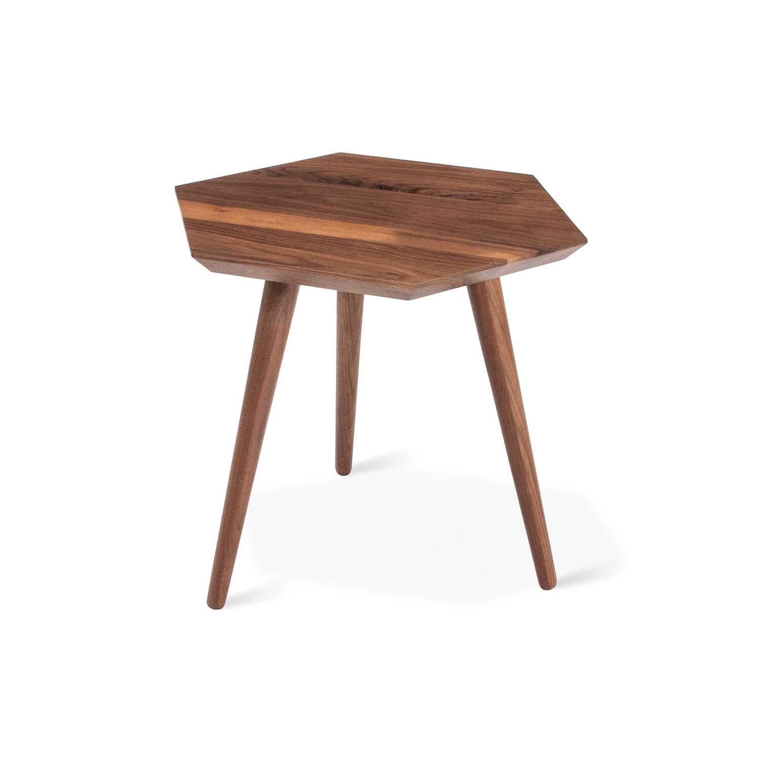 Metric End Table Walnut